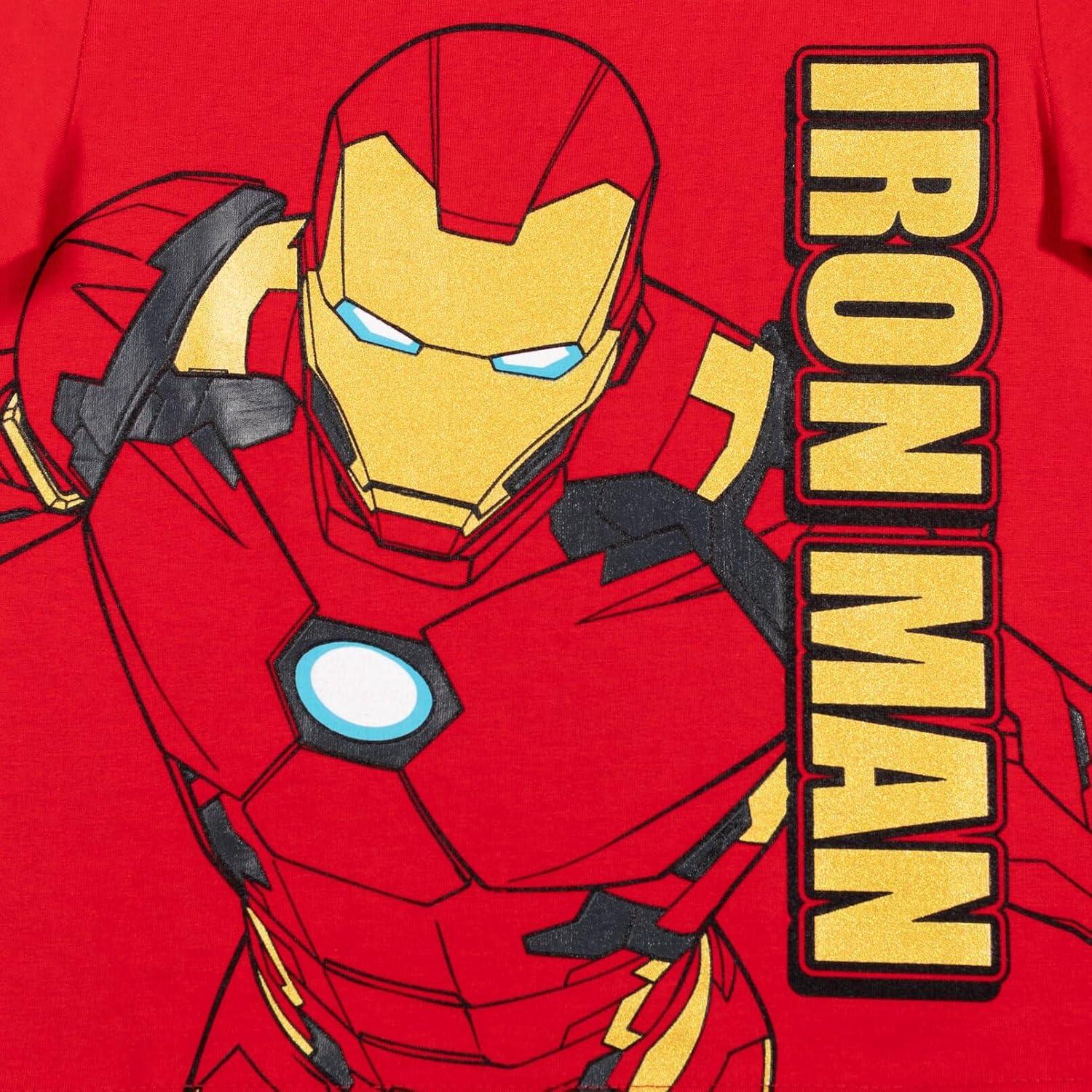 Camisetas Marvel Avengers Spider-Man 4T Multicolor Niños