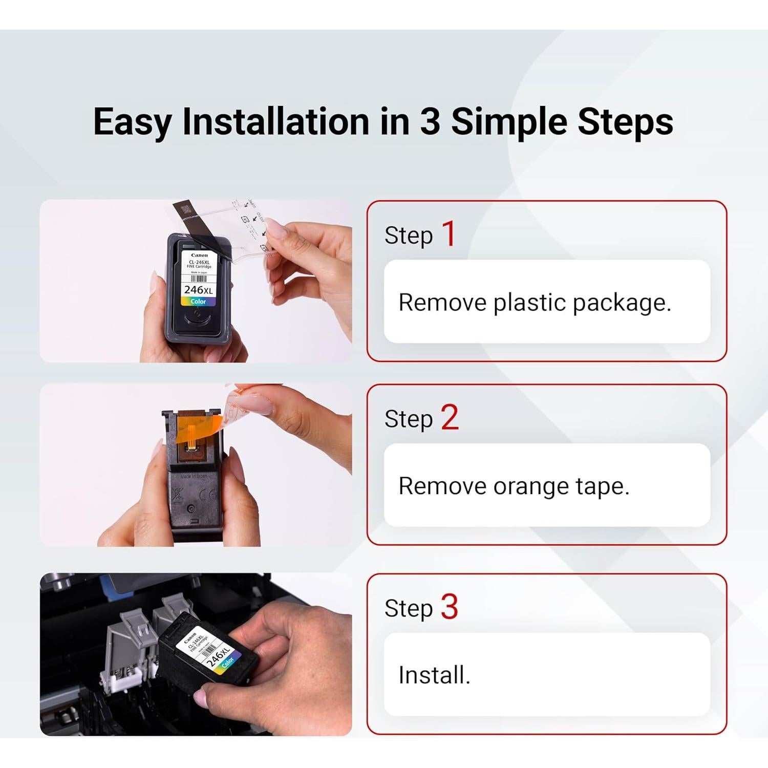 Cartucho de Tinta Color XL Canon CL-286 Original 90.7g