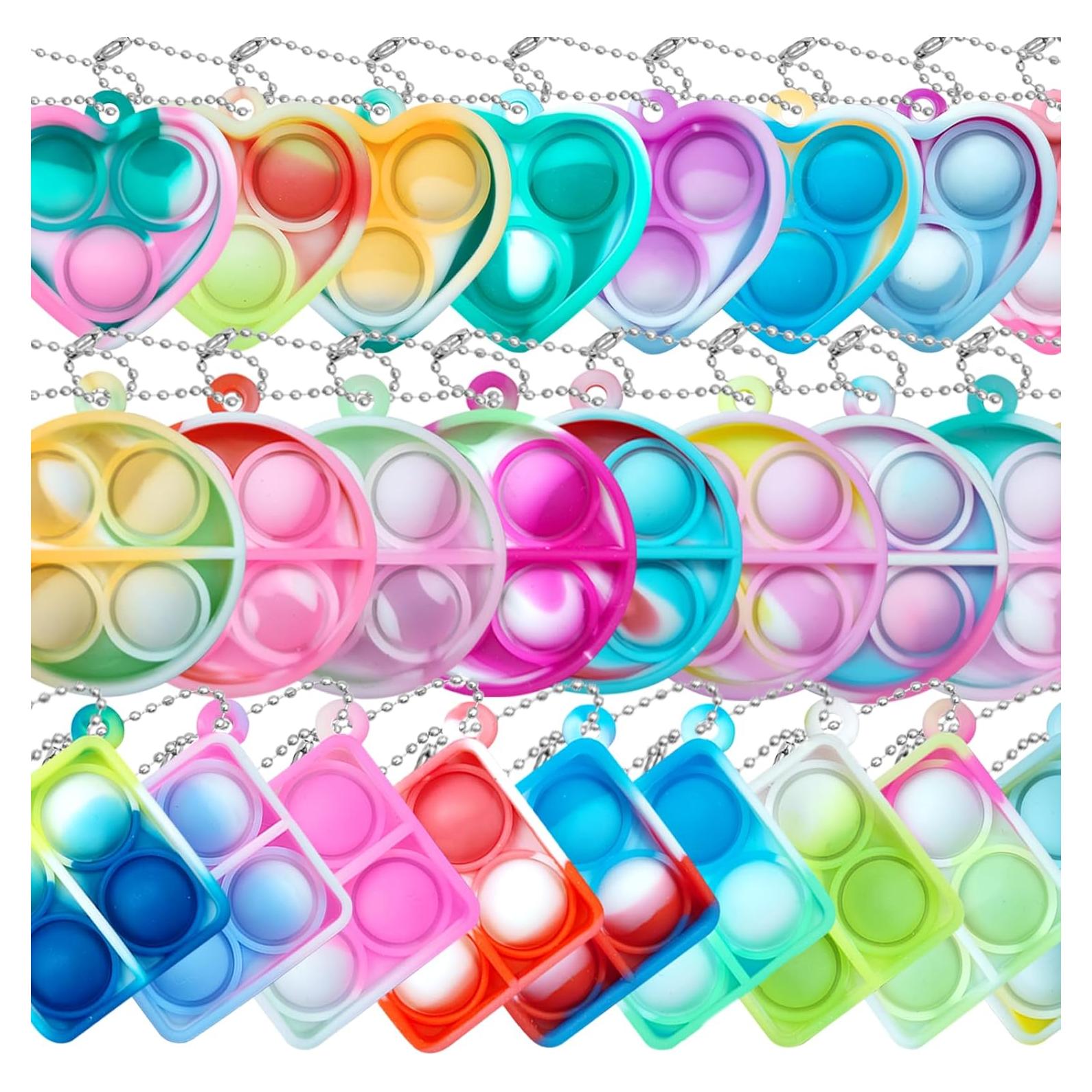 Llavero Pop Fidget ONKULL 30 Piezas Juguetes Antiestrés