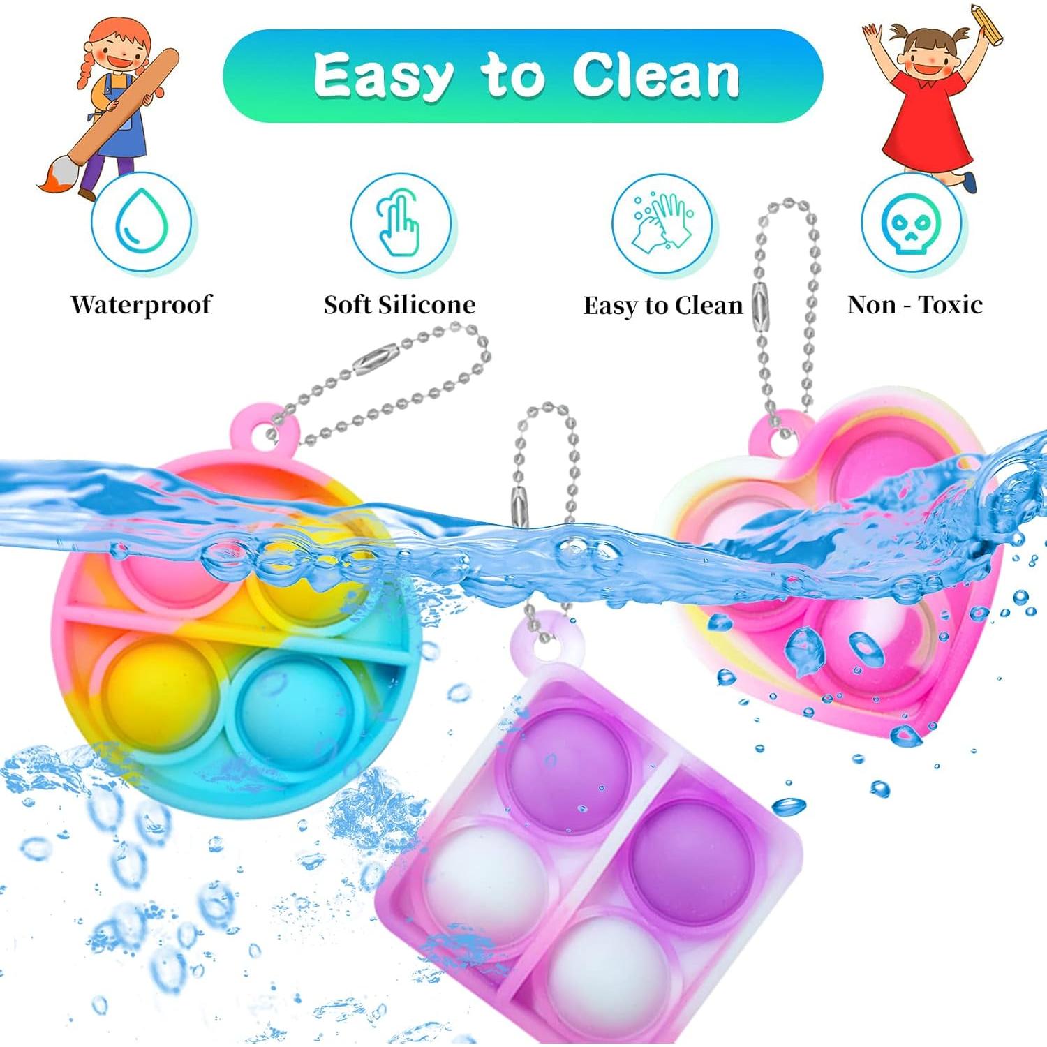 Llavero Pop Fidget ONKULL 30 Piezas Juguetes Antiestrés