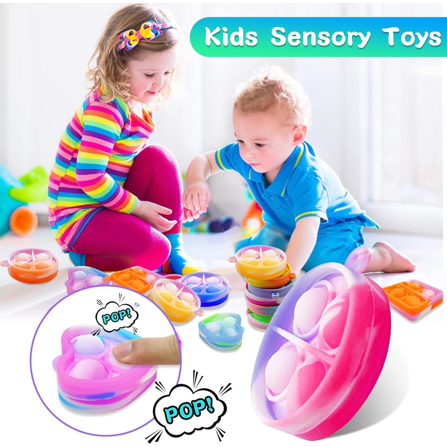 Llavero Pop Fidget ONKULL 30 Piezas Juguetes Antiestrés