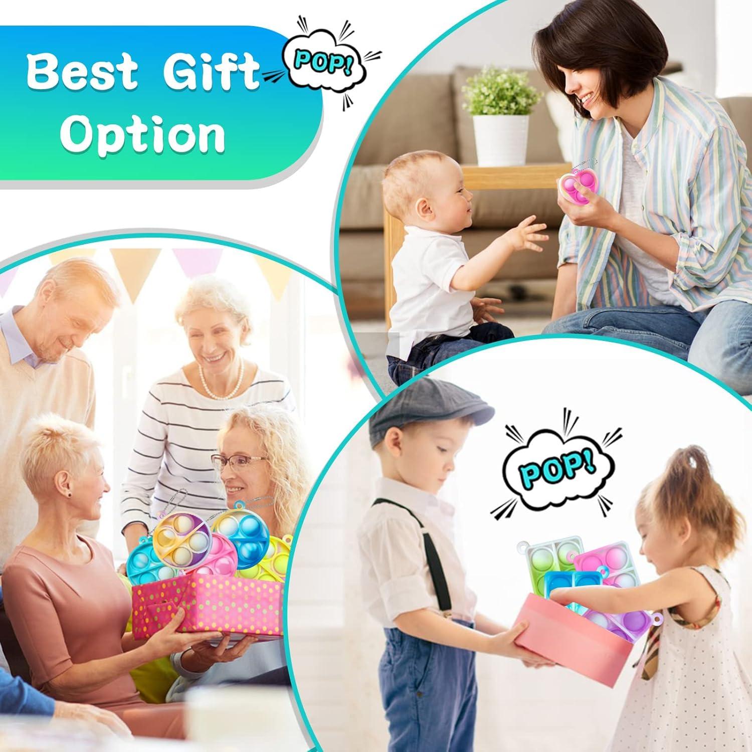 Llavero Pop Fidget ONKULL 30 Piezas Juguetes Antiestrés