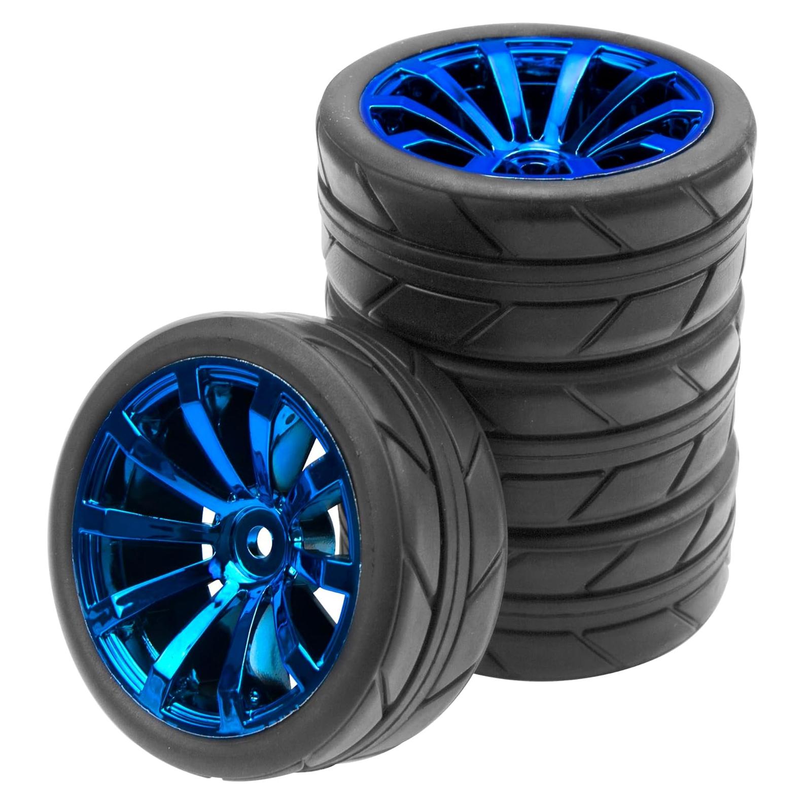 Neumáticos de Caucho 65mm y Ruedas de Plástico 12mm ShareGoo