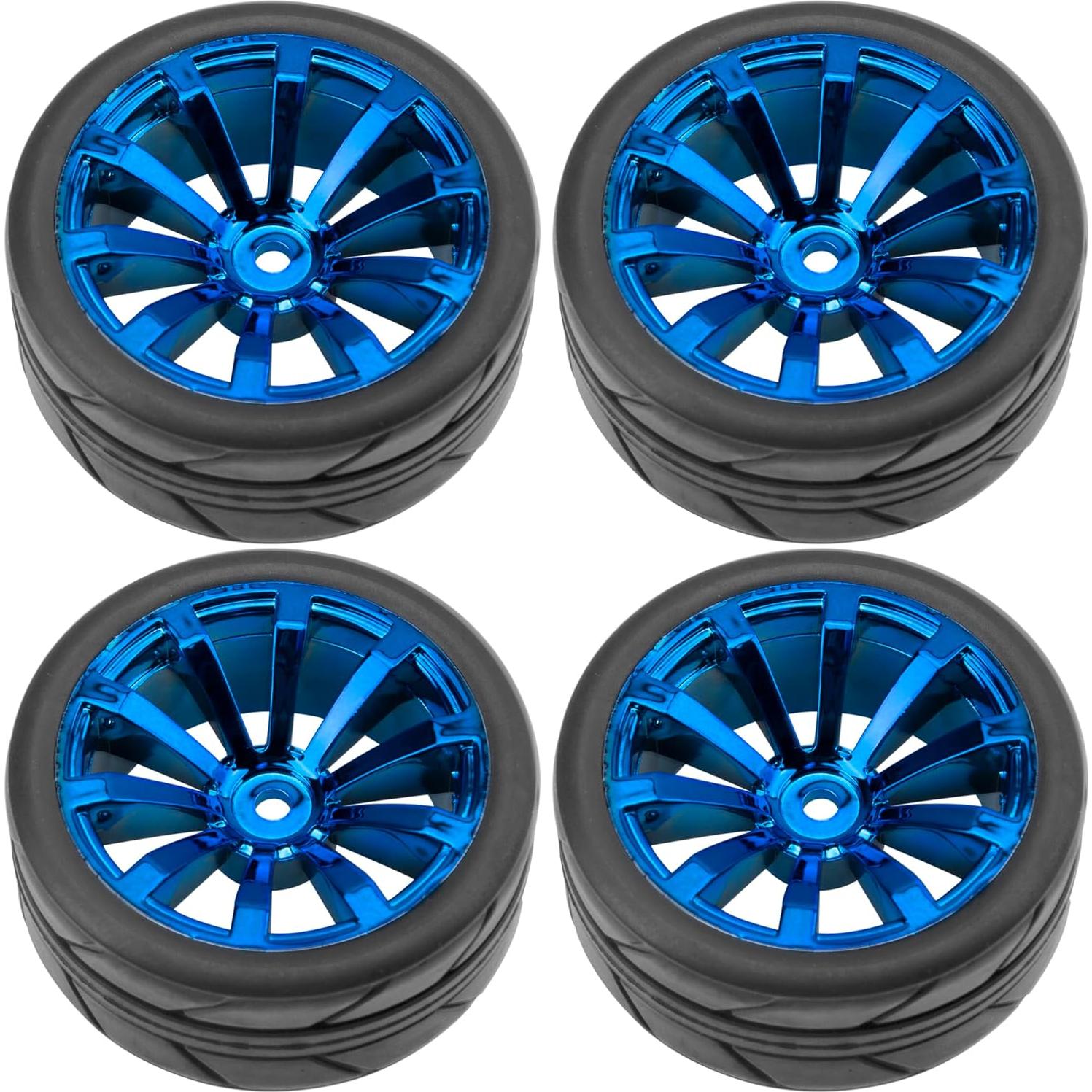 Neumáticos de Caucho 65mm y Ruedas de Plástico 12mm ShareGoo