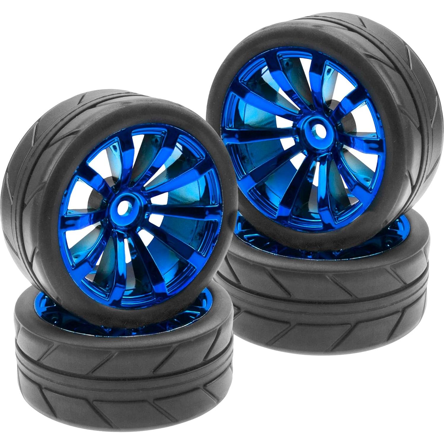 Neumáticos de Caucho 65mm y Ruedas de Plástico 12mm ShareGoo
