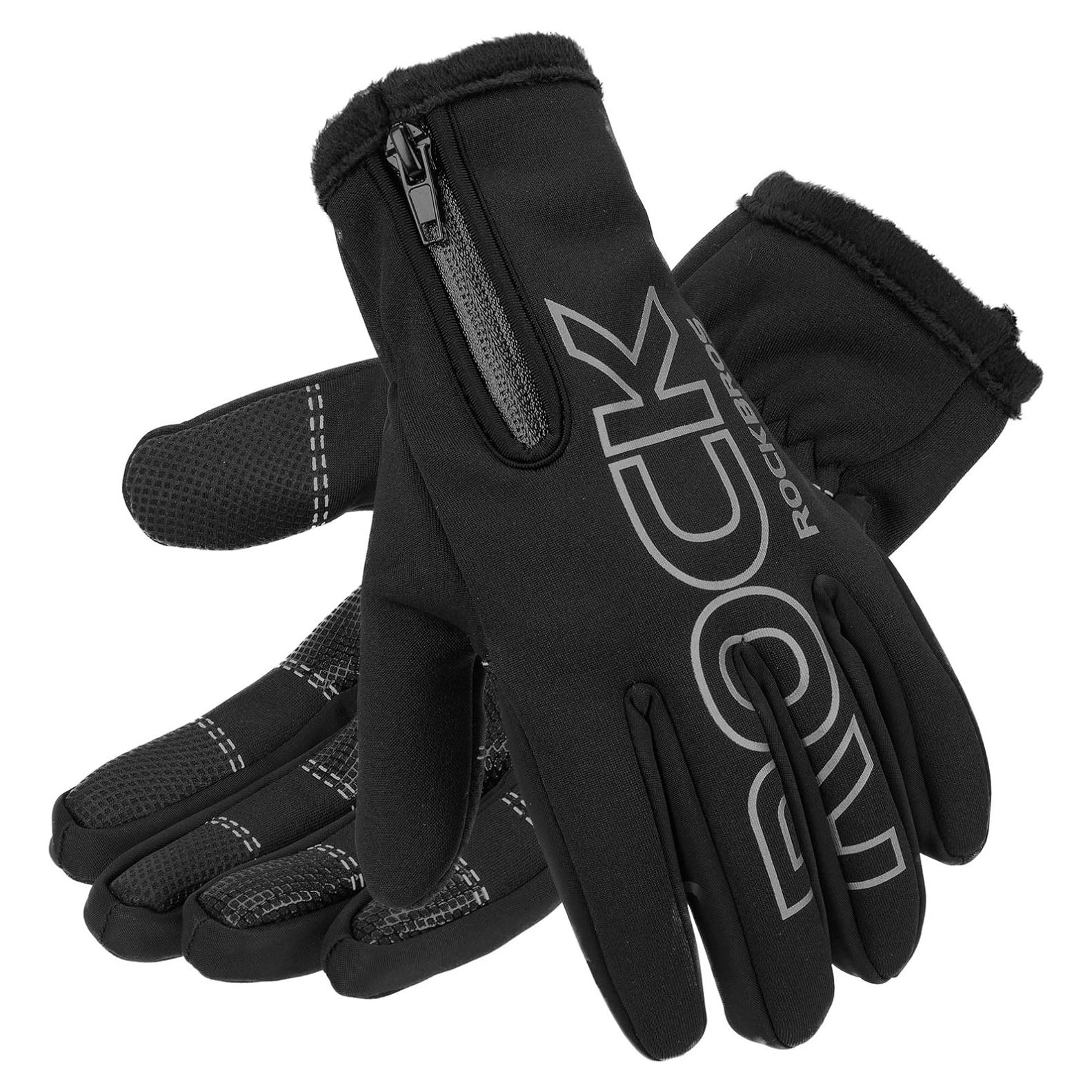 Guantes de Ciclismo Invernales ROCKBROS Unisex Resistentes al Agua