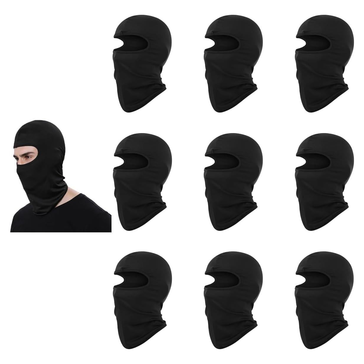 Mascarilla Balaclava Unisex 10 Pcs Poliéster Protector UV