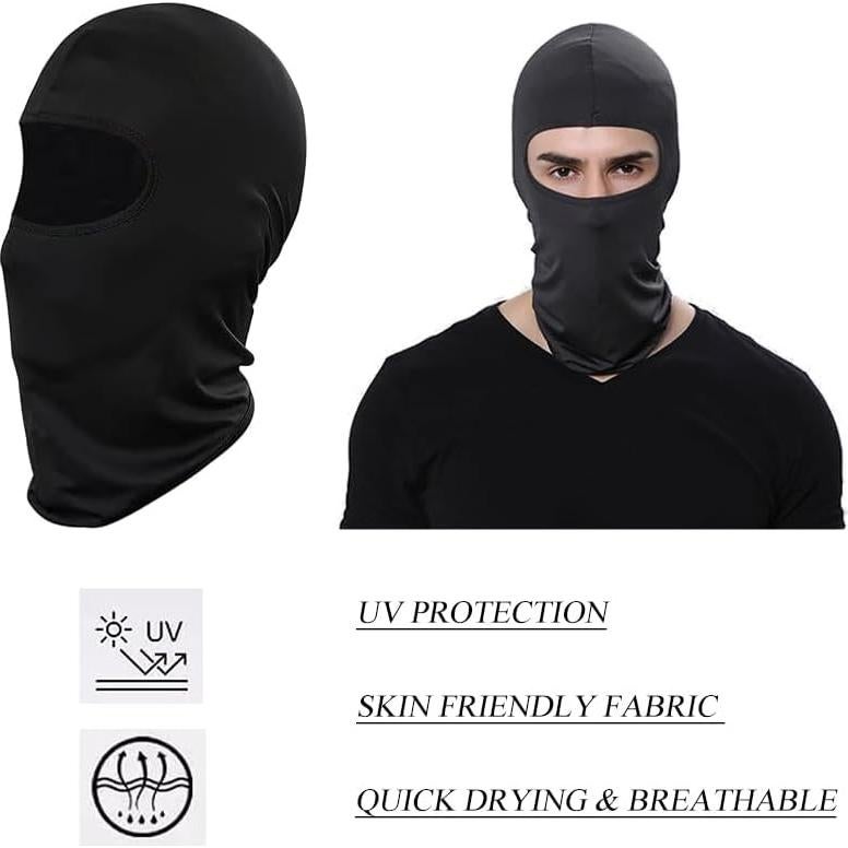 Mascarilla Balaclava Unisex 10 Pcs Poliéster Protector UV
