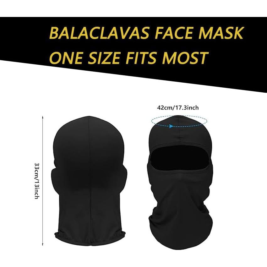 Mascarilla Balaclava Unisex 10 Pcs Poliéster Protector UV