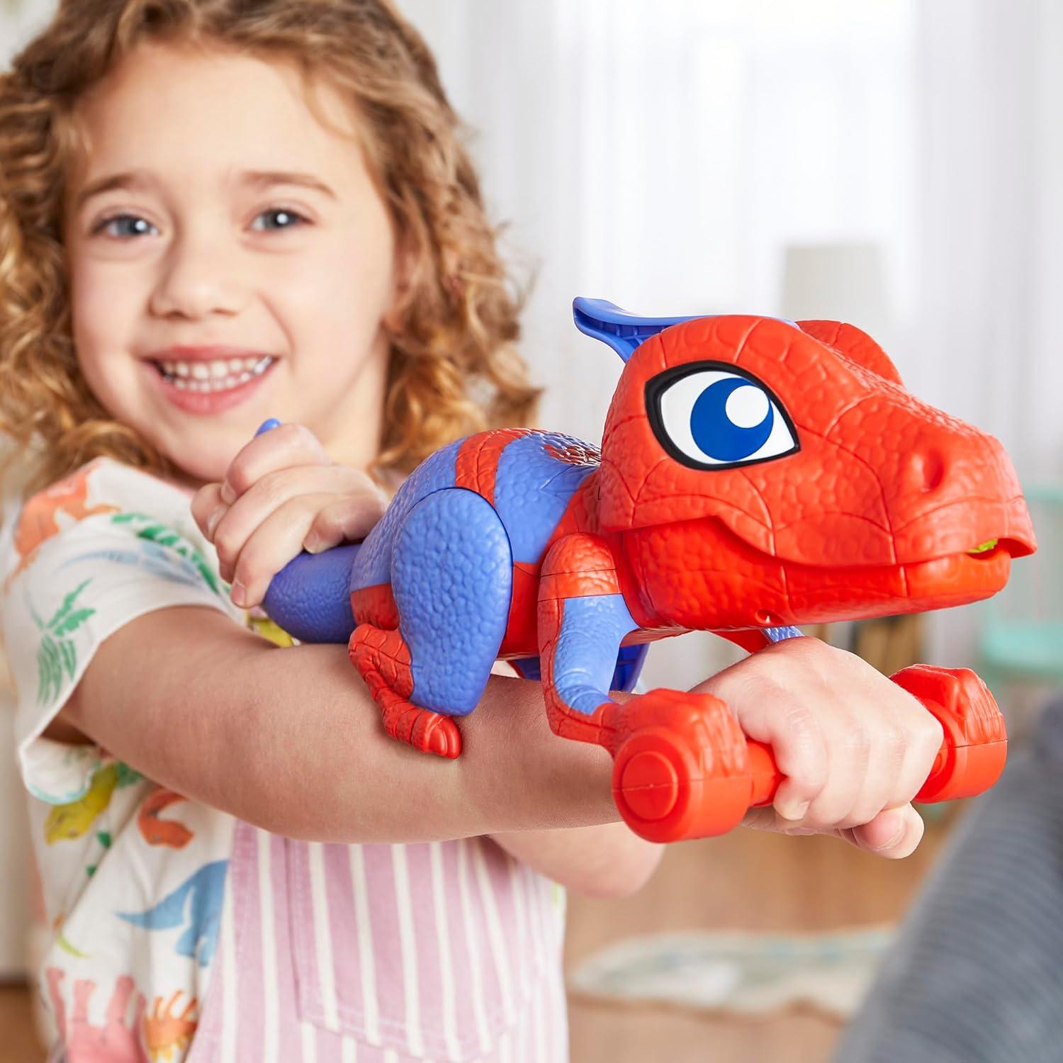 Lanzador de Telarañas NERF Spidey-Rex para Niños 4-7 Años