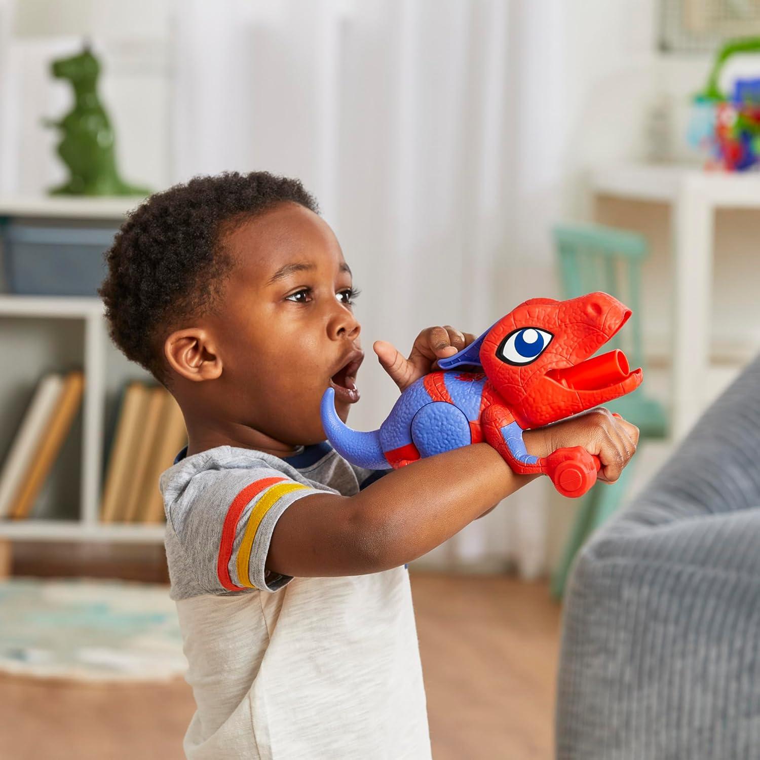 Lanzador de Telarañas NERF Spidey-Rex para Niños 4-7 Años