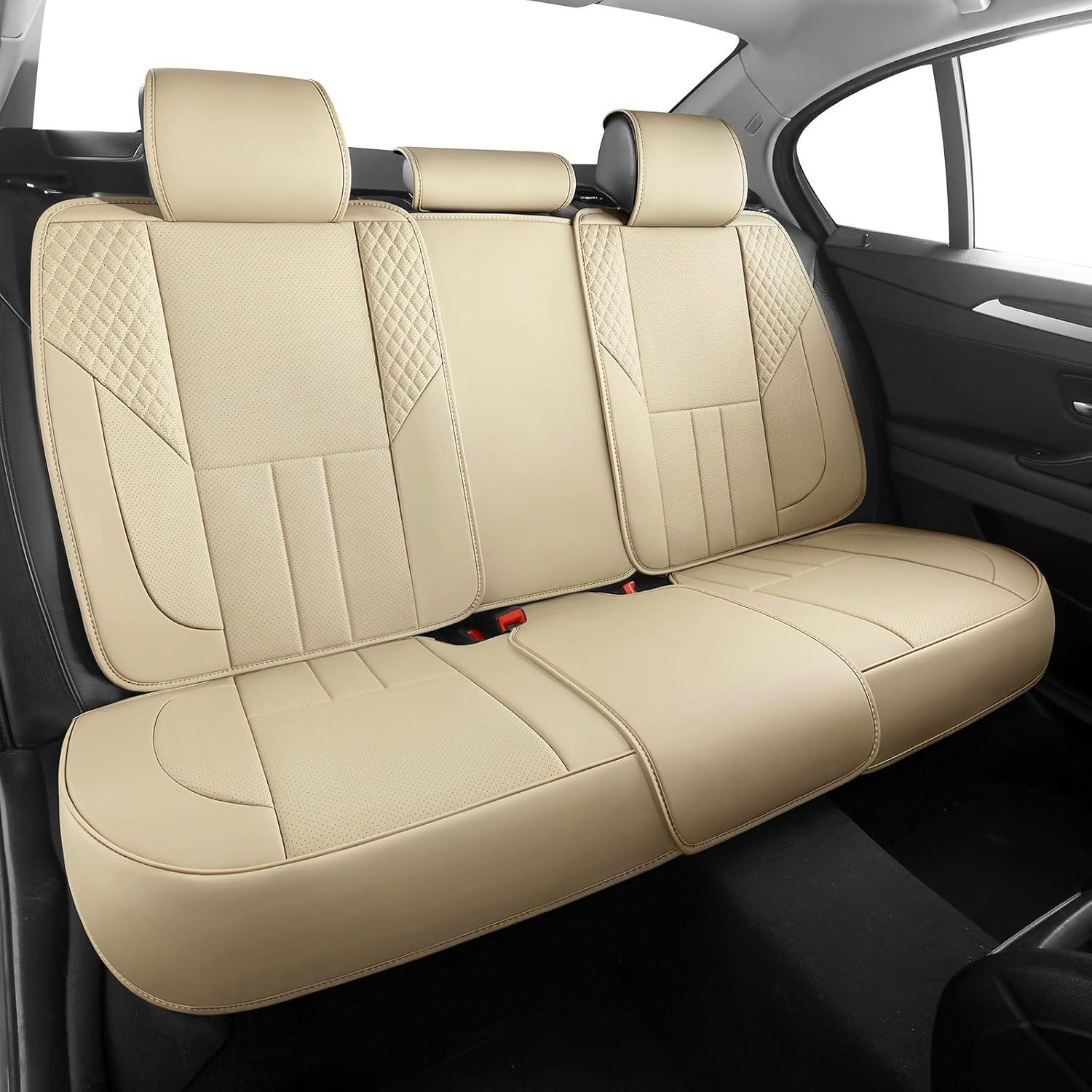 Cubiertas de Asientos de Coche FEINEPRO Juego Completo Beige