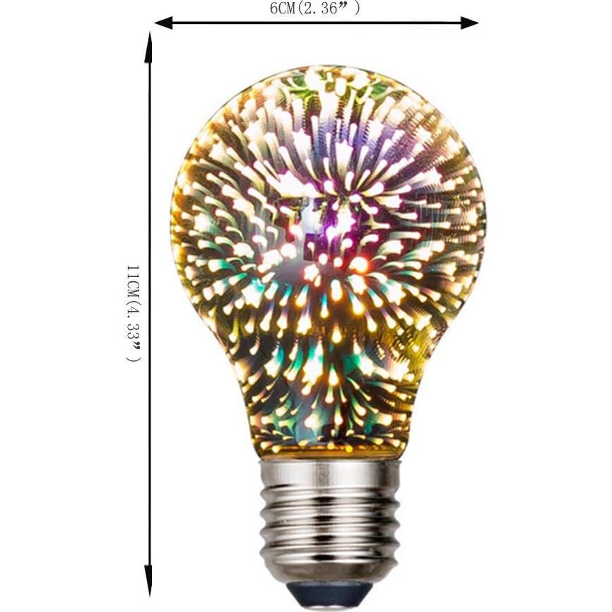 Bombilla LED Vintage Edison Bulbright 3W E26 250 Lúmenes 2700K