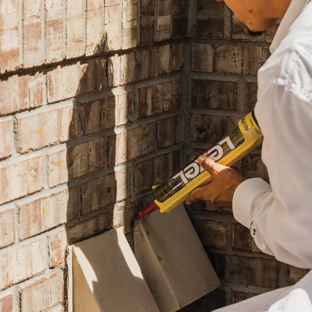 Sellador transparente Sashco Lexel 10.5 oz - Adhesivo caucho