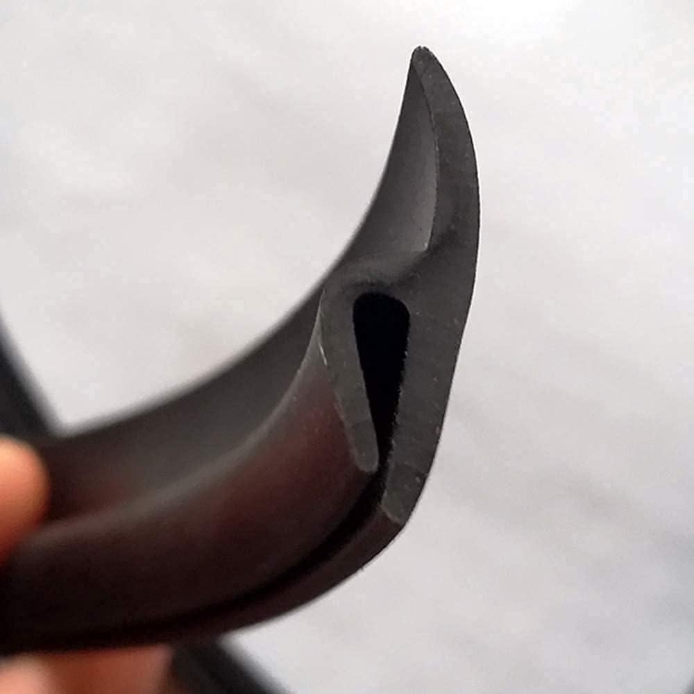 Tira de Sellado de Goma GoldWheel 2.44m para Parabrisas Negro