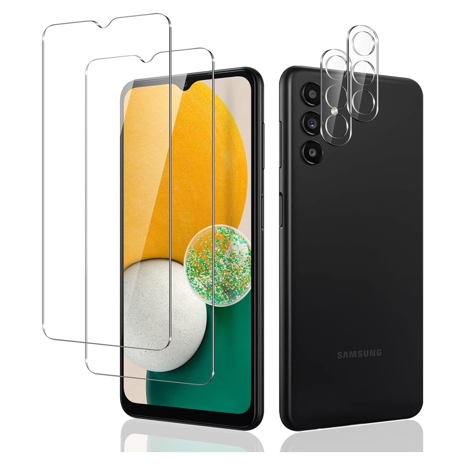 Paquete 2 Protectores Pantalla y Lente Samsung Galaxy A13 6.5"