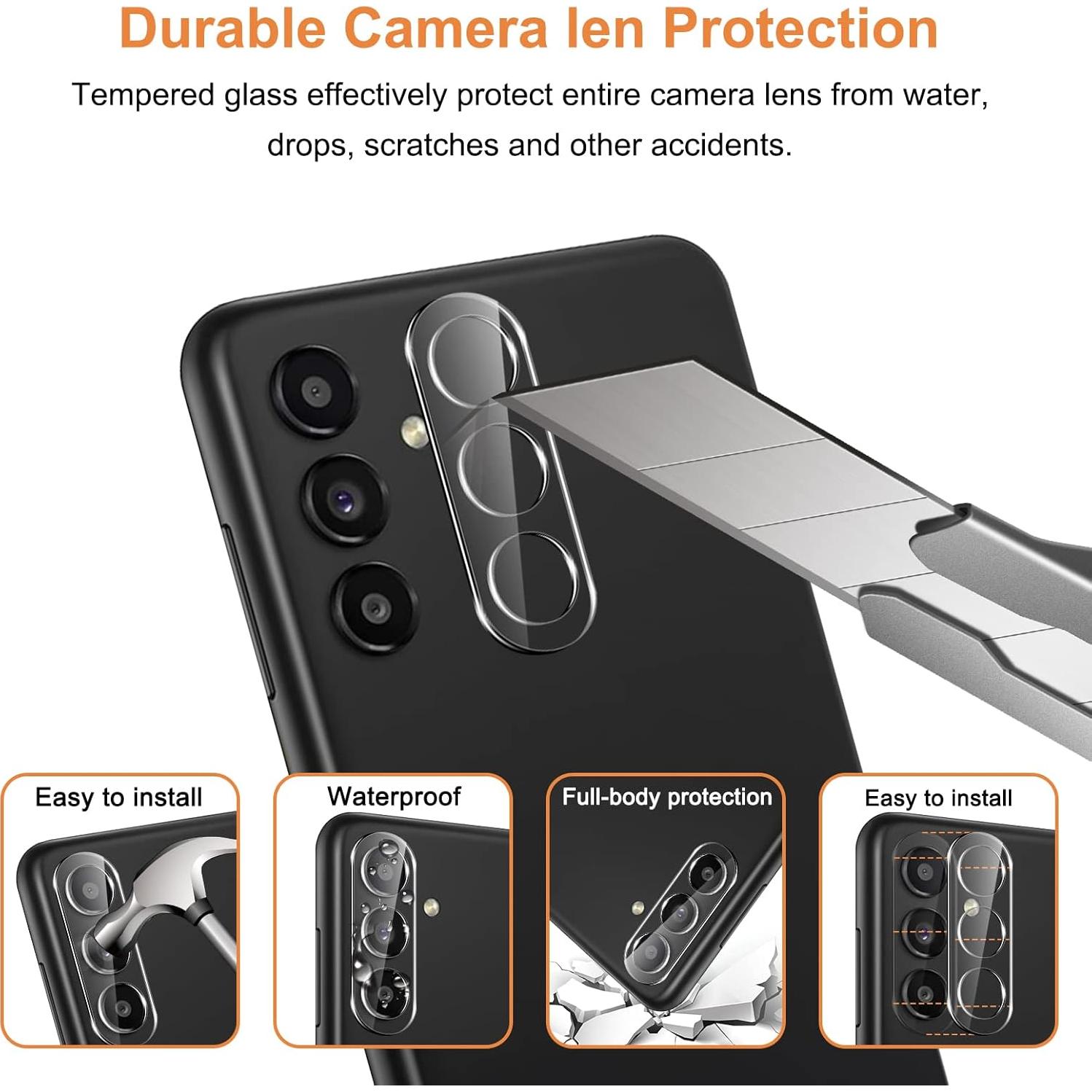 Paquete 2 Protectores Pantalla y Lente Samsung Galaxy A13 6.5"