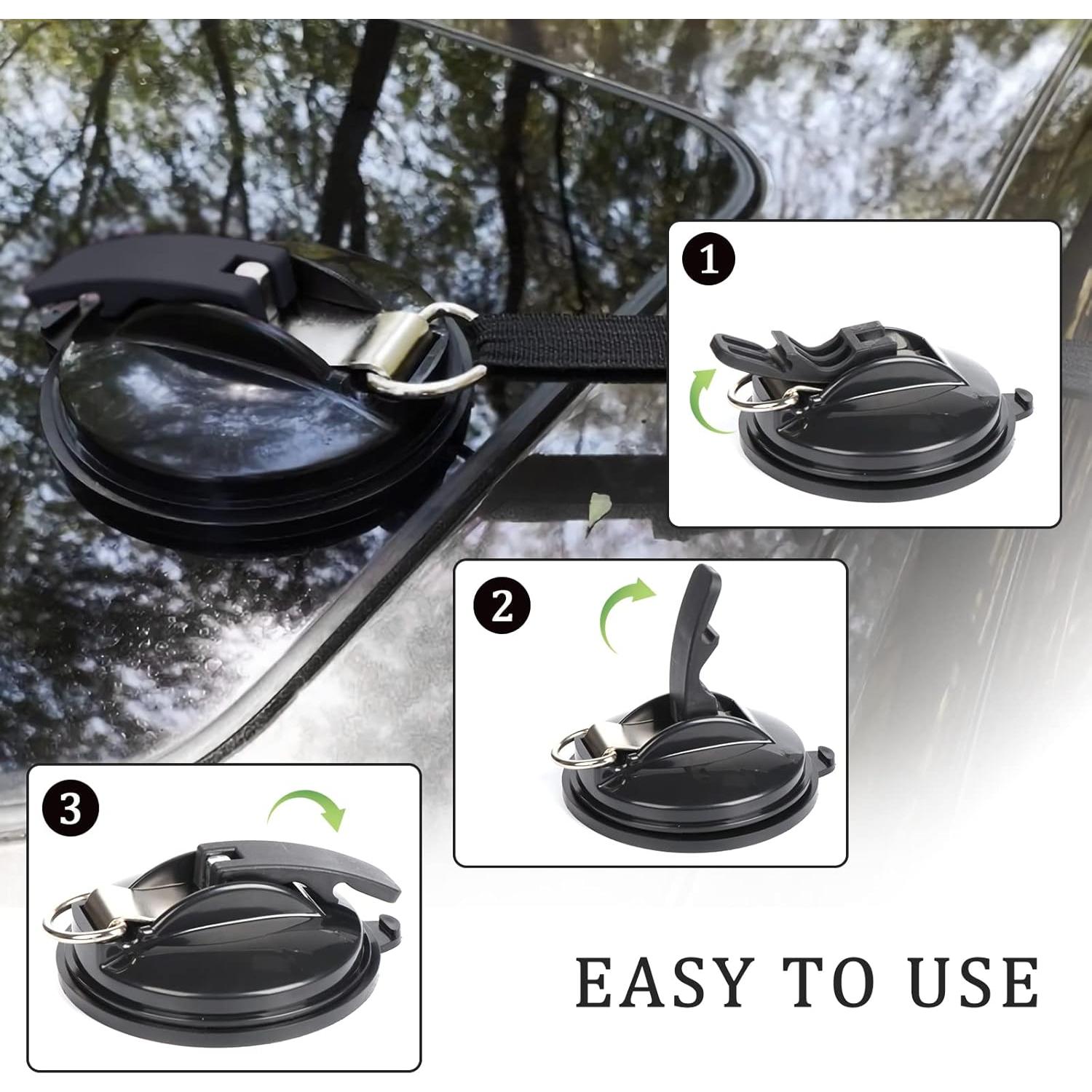 Ventosas de Succión OCR 4 Pack Alta Resistencia 11.5x4.5cm