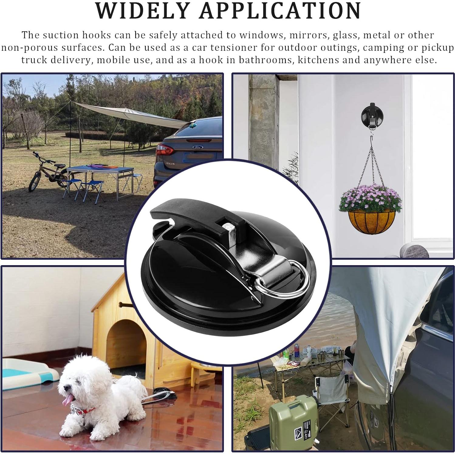 Ventosas de Succión OCR 4 Pack Alta Resistencia 11.5x4.5cm