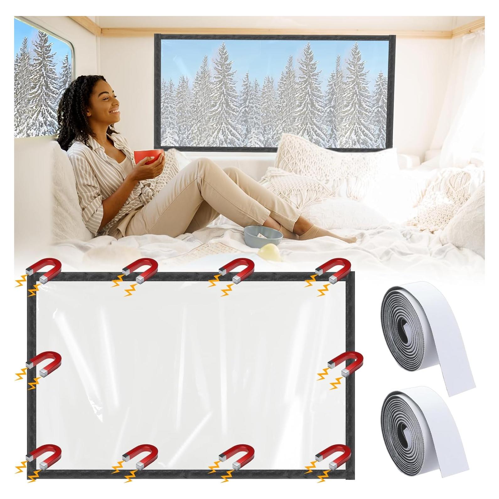 Cubierta de Ventana Magnética Beeveer 40.6 x 63.5 cm Aislamiento