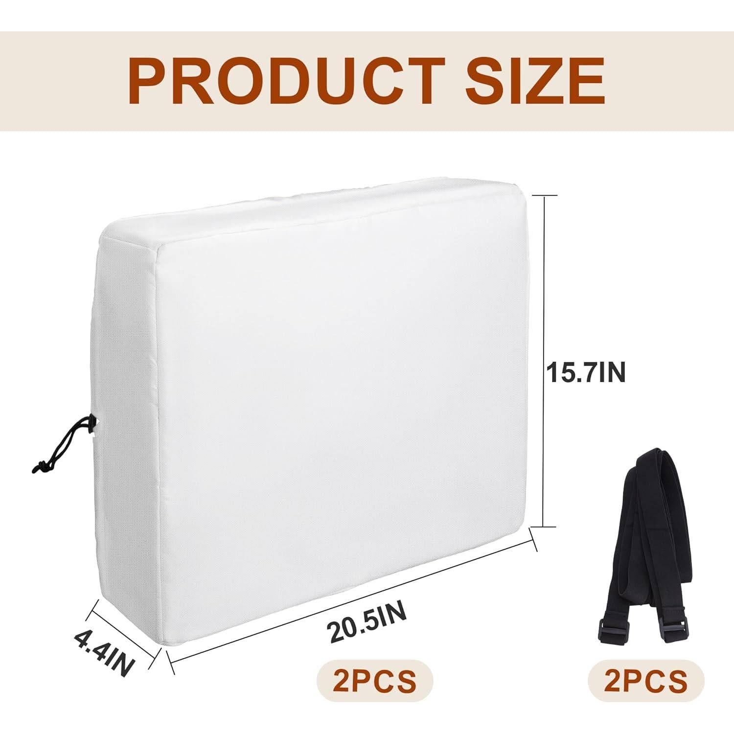 Paquete de 2 fundas para aire acondicionado Nkiy Quen 52x40 cm