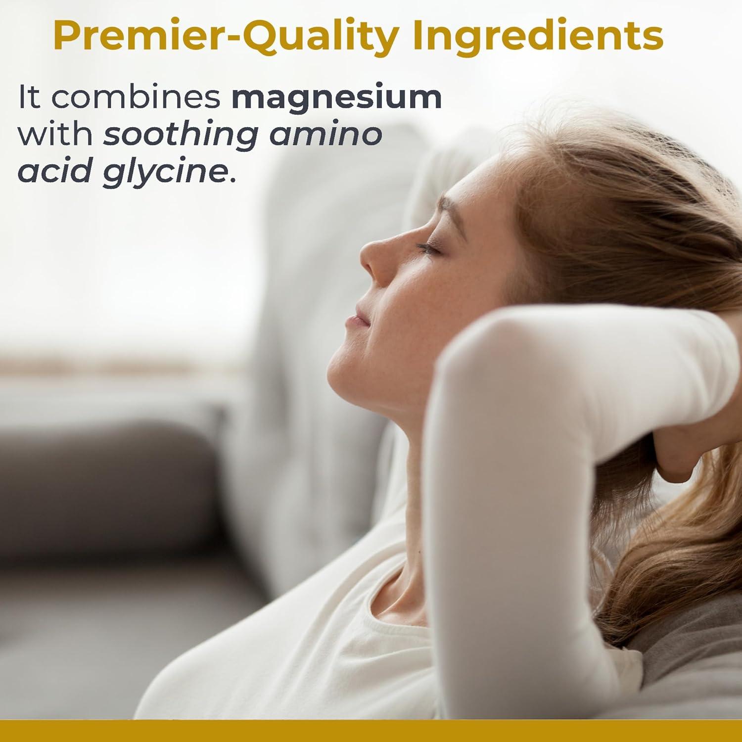 Premier Research Labs Magnesium Glycinate Supplement - Pure Magnesium, High Absorption, Supports Sleep Quality, Chelated, Vegan, Third Party Tested, Premier Energy Support - 90 Capsules