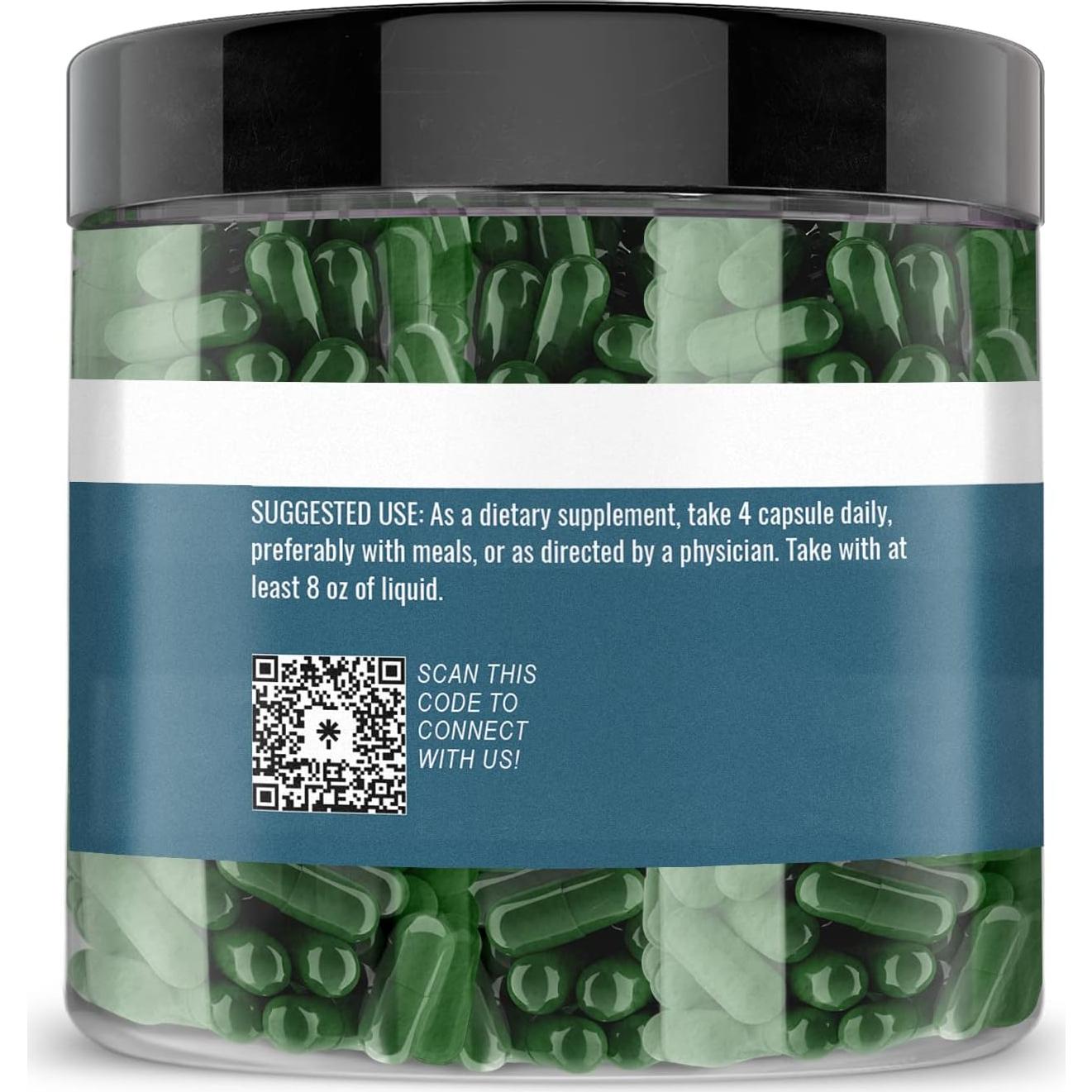 Cápsulas de Espirulina Elementos de la Tierra 200 Unidades