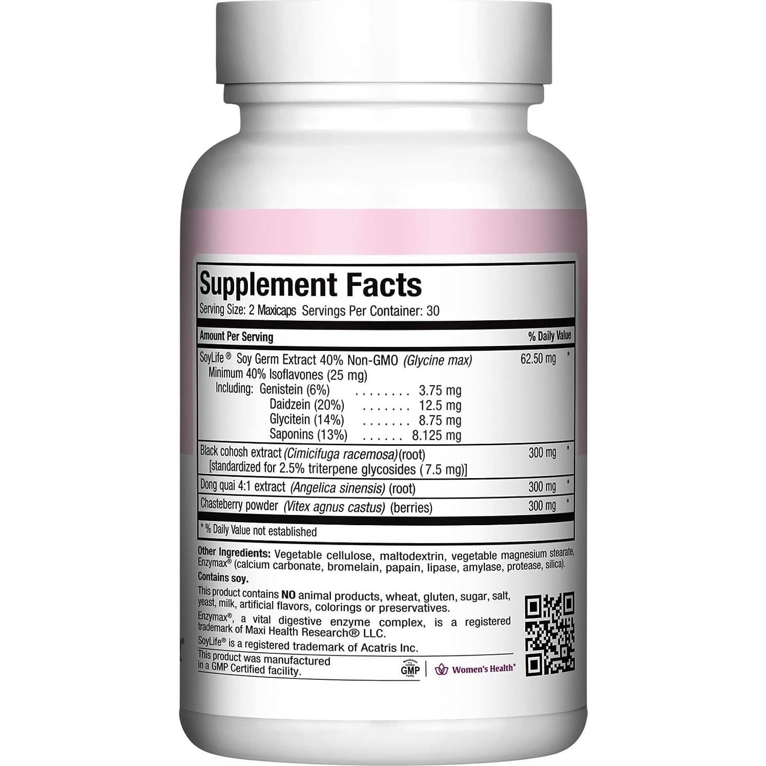 Suplemento Menopausia Mujeres Womax 60 Cápsulas Cohosh Negro