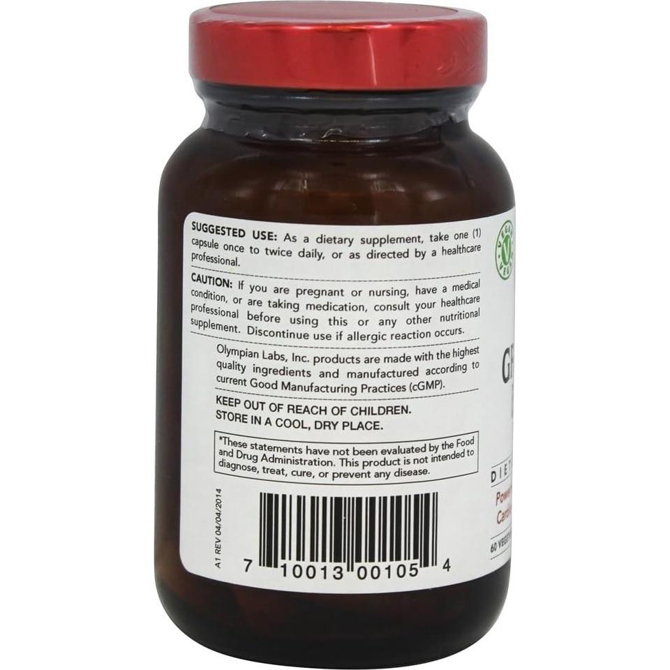 Extracto de Semilla de Uva Olympian Labs 600mg 60 Cápsulas