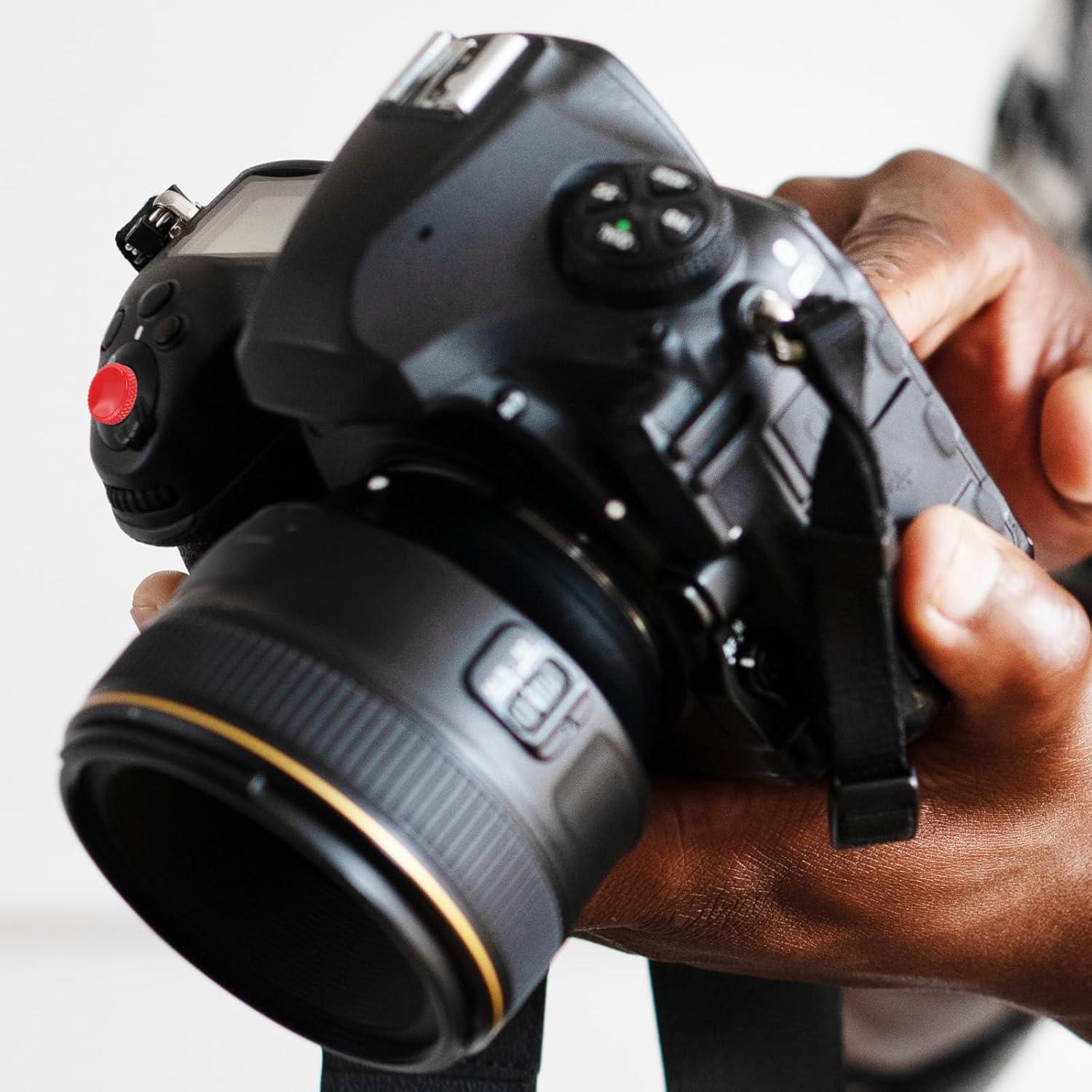 Botón de Disparo PATIKIL 4 Pack Cobre 12mm Negro