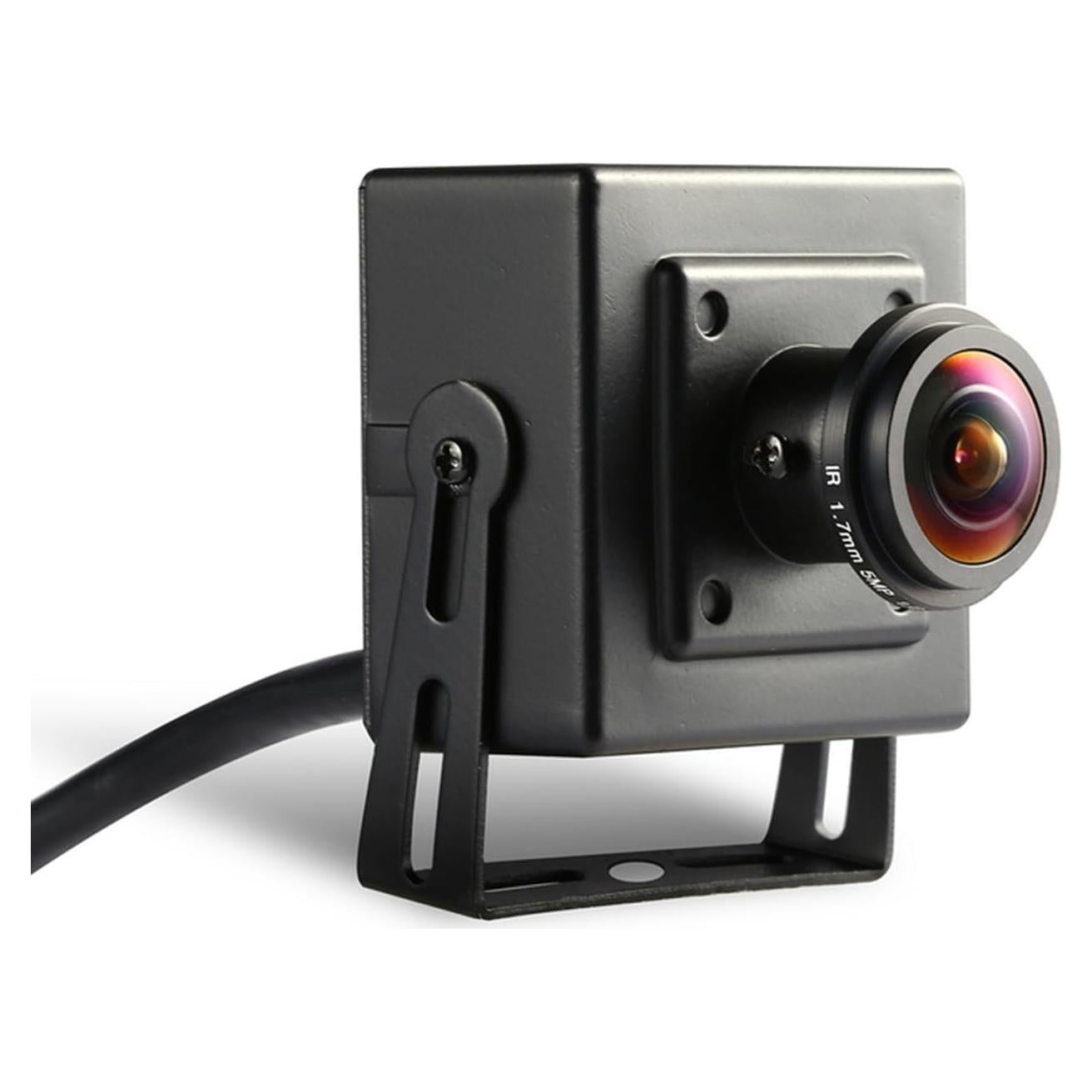 Cámara IP Mini PoE REVODATA I706-3-P-A 5MP Fisheye 180°