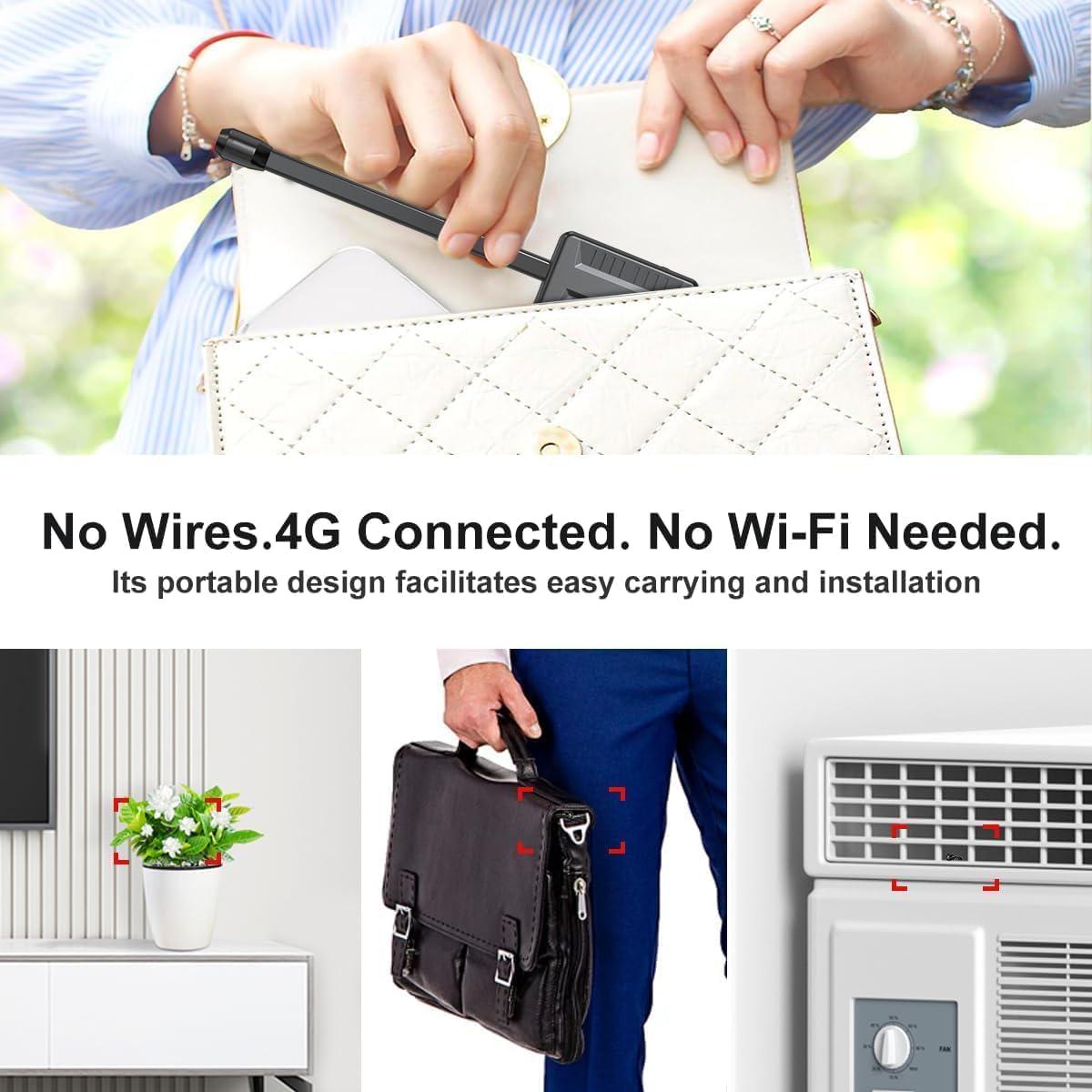 Mini Cámara Espía WiFi 1080P S29-BG Detección Movimiento