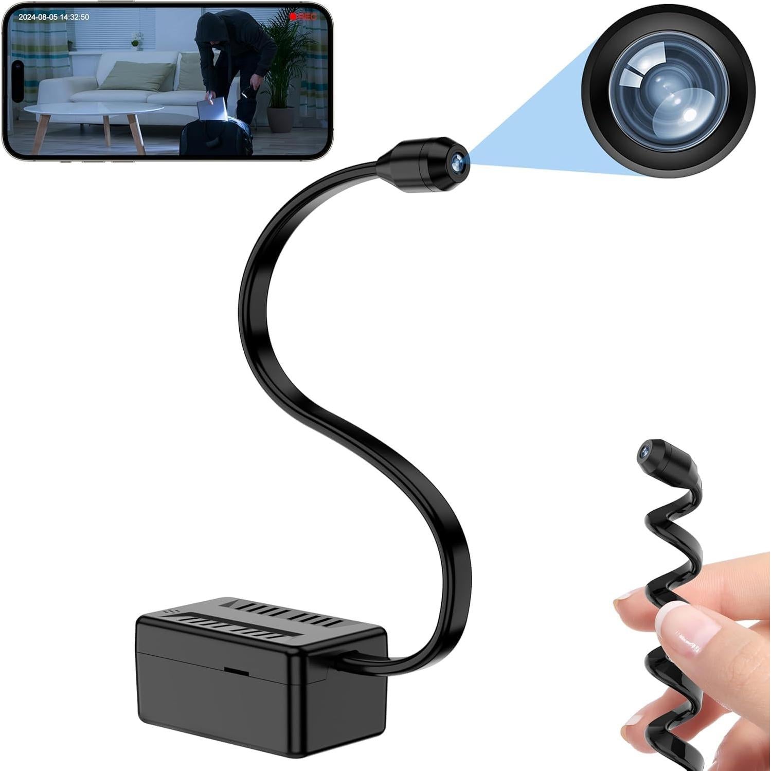 Mini Cámara Espía WiFi 1080P S29-BG Detección Movimiento