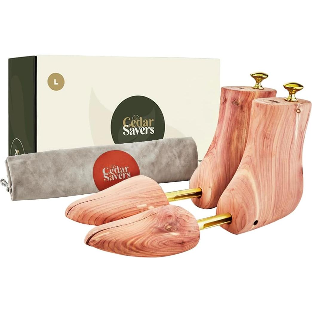 Árbol de Botas de Cedro Rojo Aromático para Hombres - Tamaño 40-42