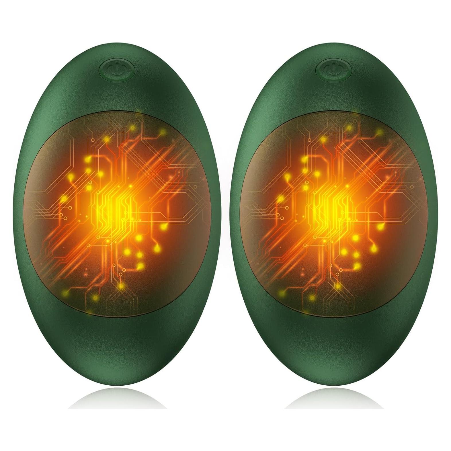 Calentadores de Manos Recargables Fostex 2 Pack 5000mAh Aguacate