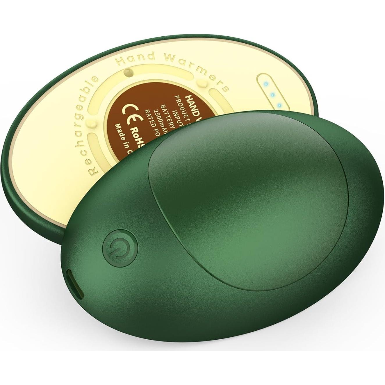 Calentadores de Manos Recargables Fostex 2 Pack 5000mAh Aguacate