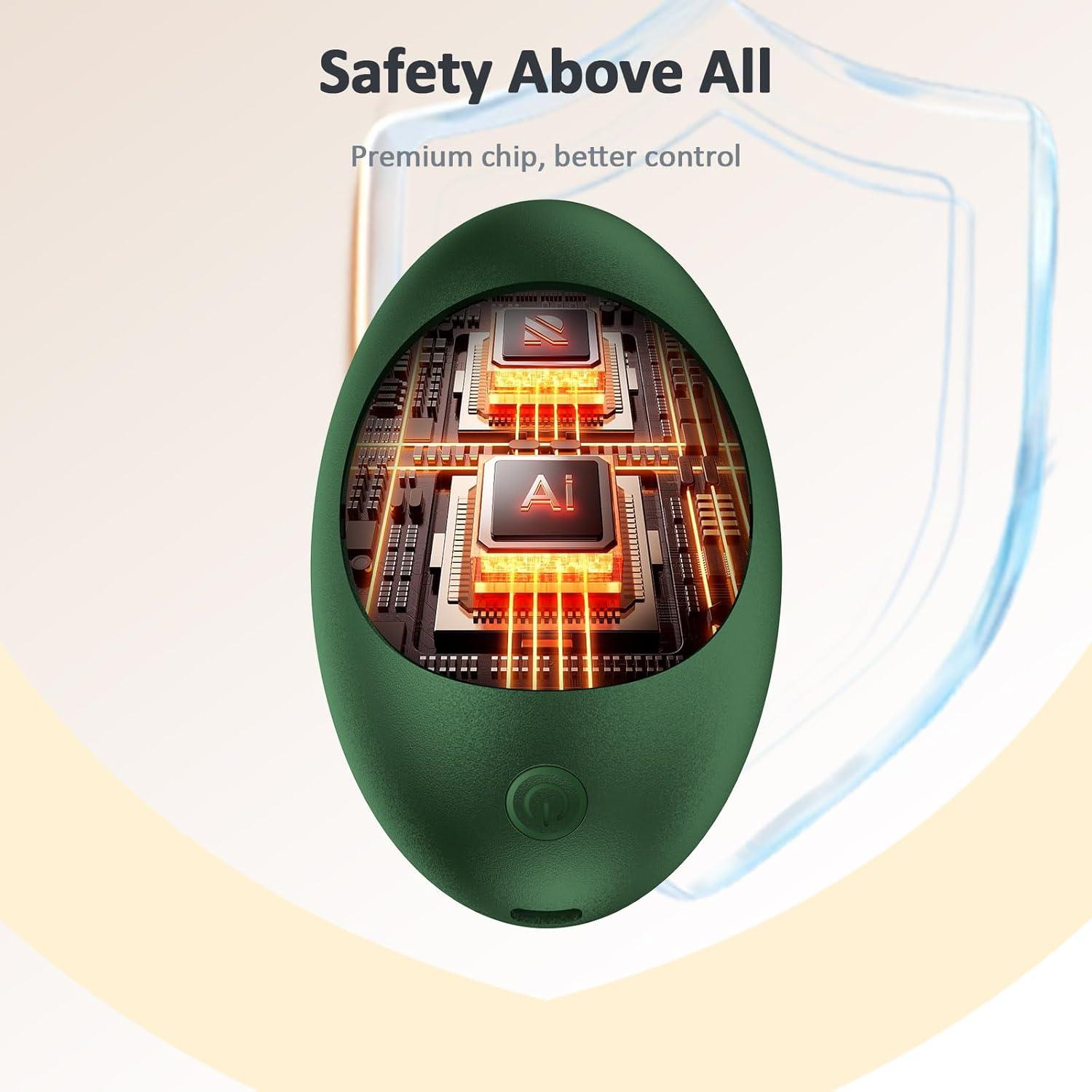 Calentadores de Manos Recargables Fostex 2 Pack 5000mAh Aguacate