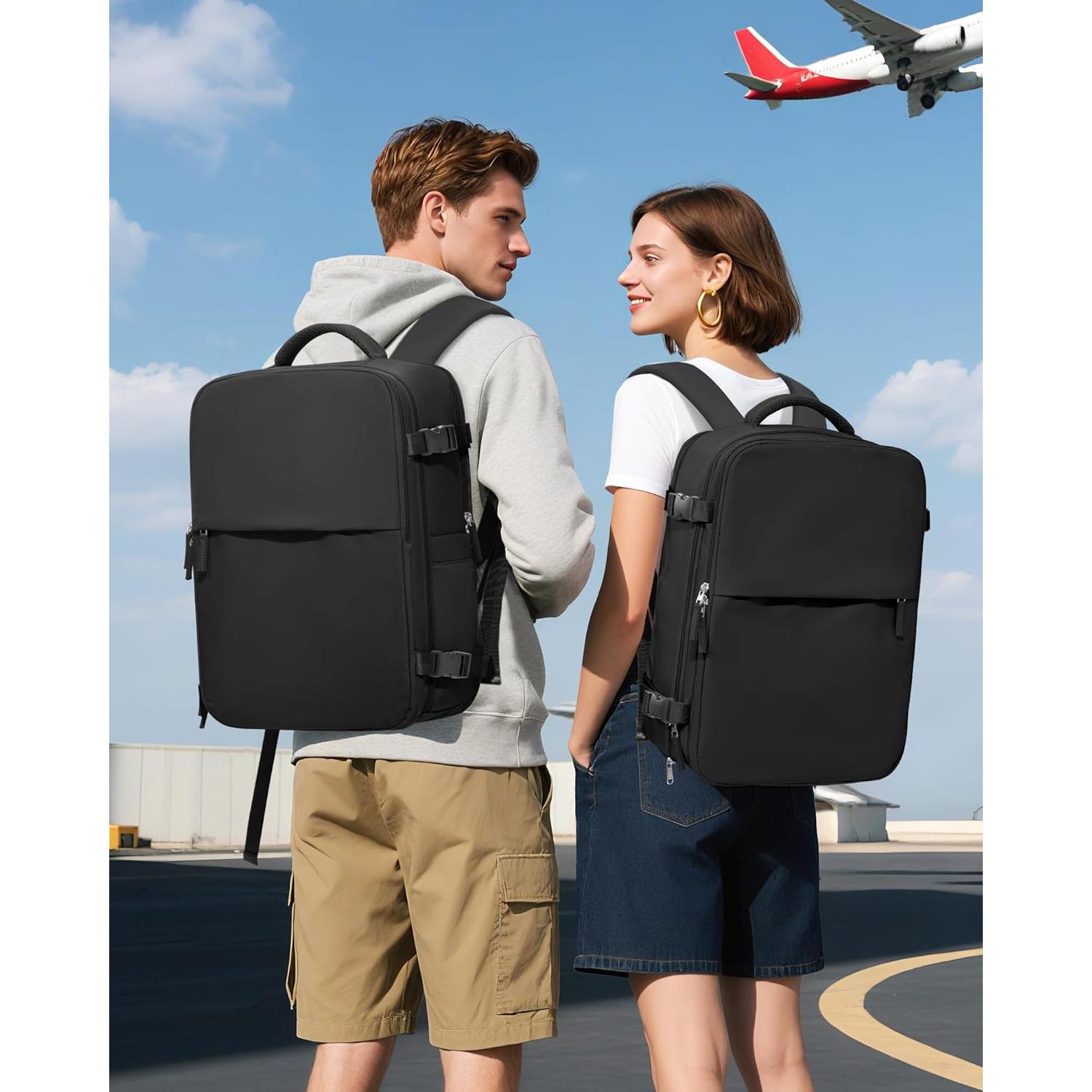 Mochila de Viaje al Vacío Vacpack 31L con Bomba Negra