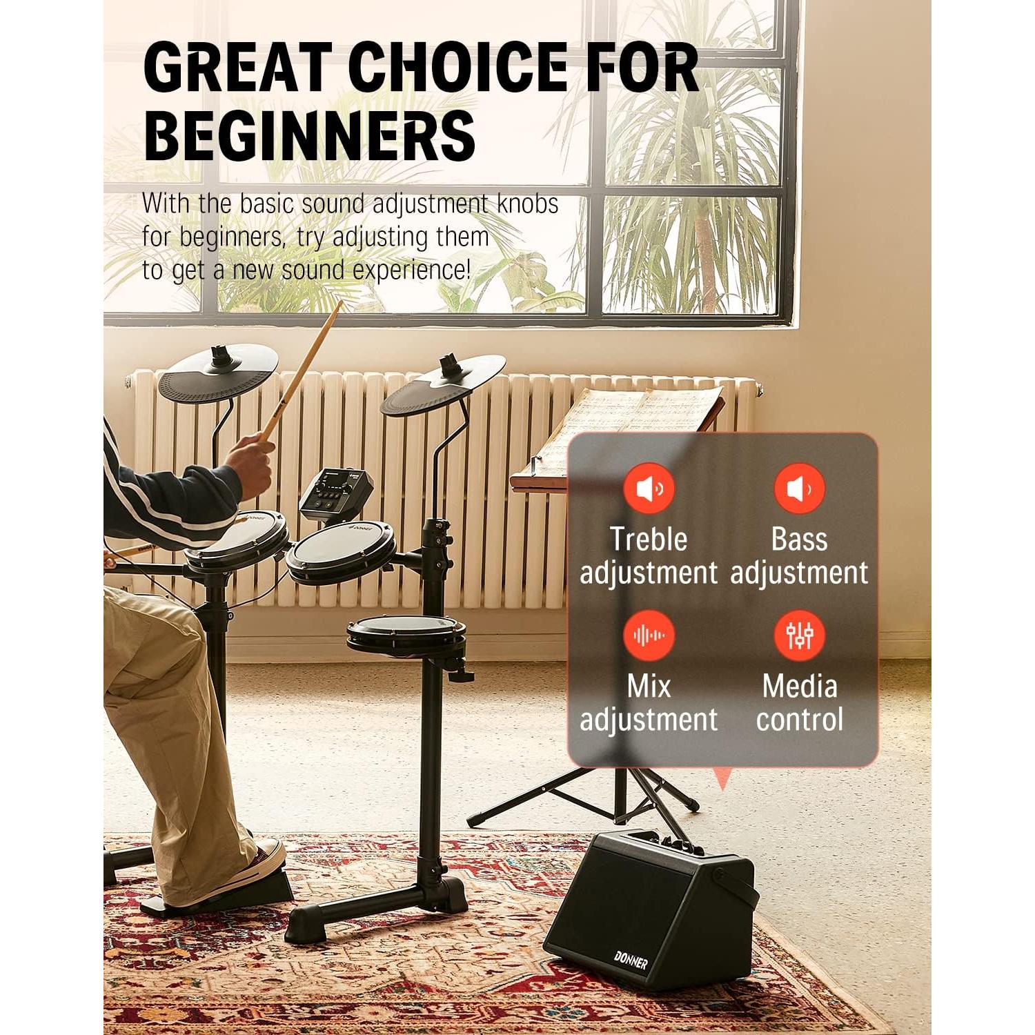 Amplificador de Batería Eléctrica Donner DDA-20 20W Inalámbrico