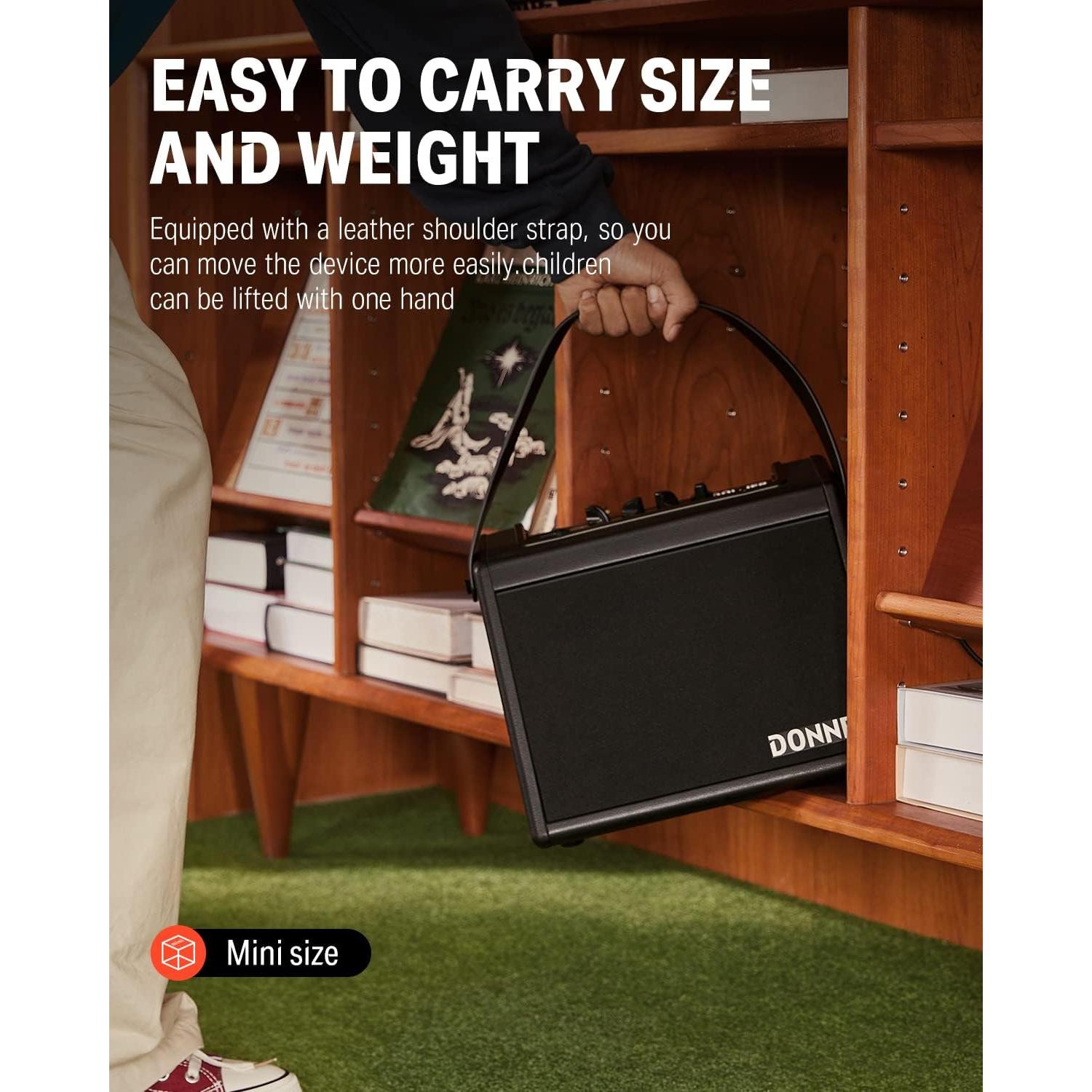 Amplificador de Batería Eléctrica Donner DDA-20 20W Inalámbrico