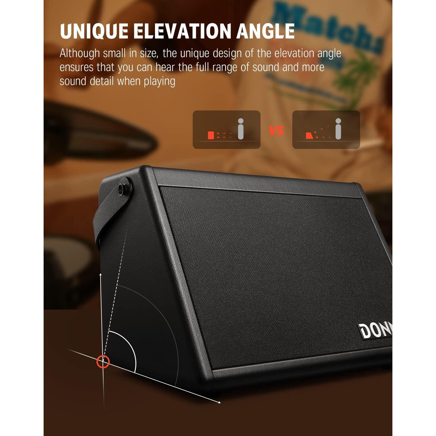 Amplificador de Batería Eléctrica Donner DDA-20 20W Inalámbrico