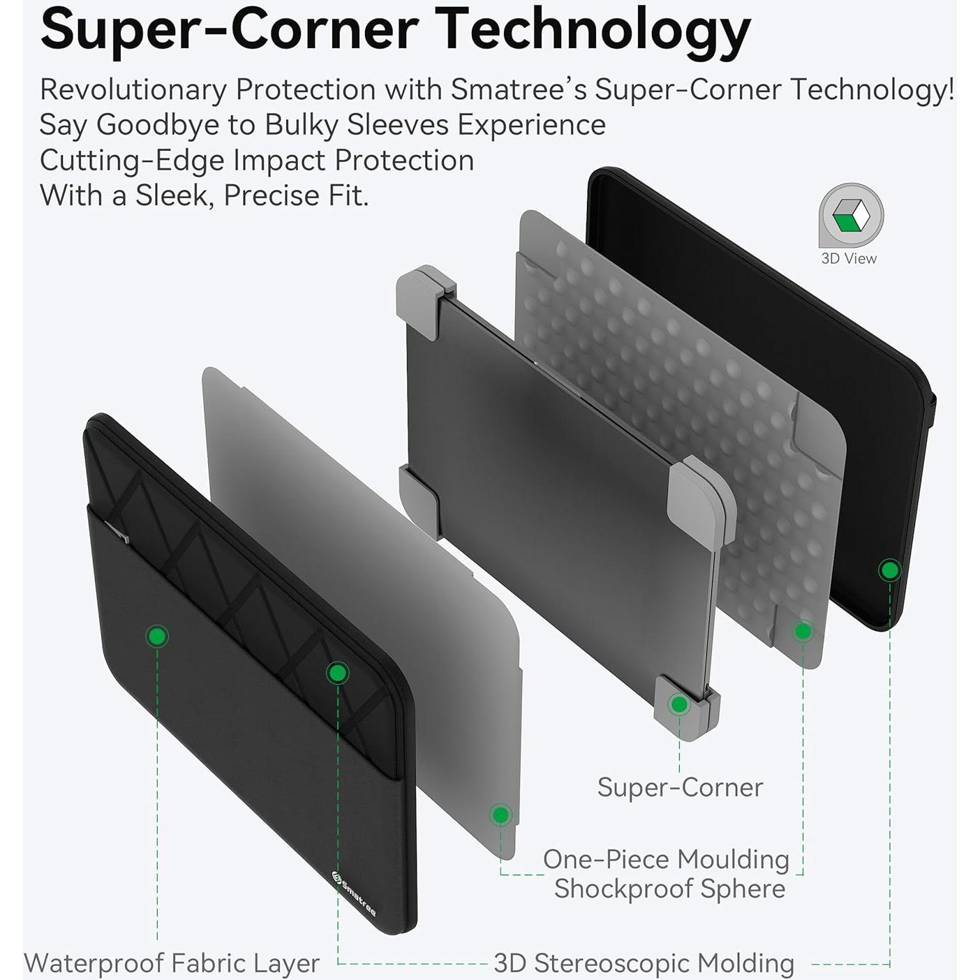 Funda para portátil Smatree E431 13.3" para Samsung Galaxy Book