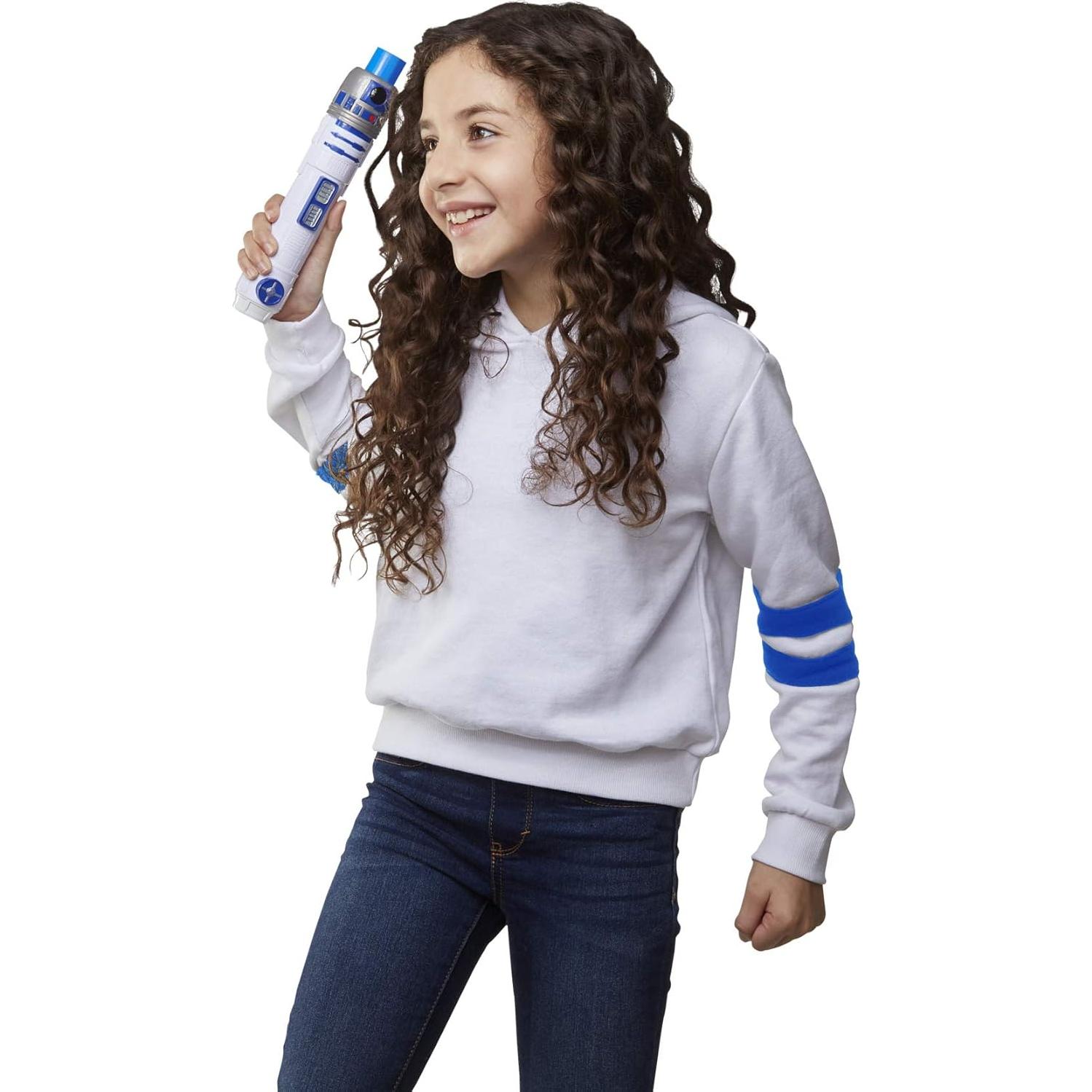 Sable de Luz R2-D2 Hasbro Extensible Azul para Niños