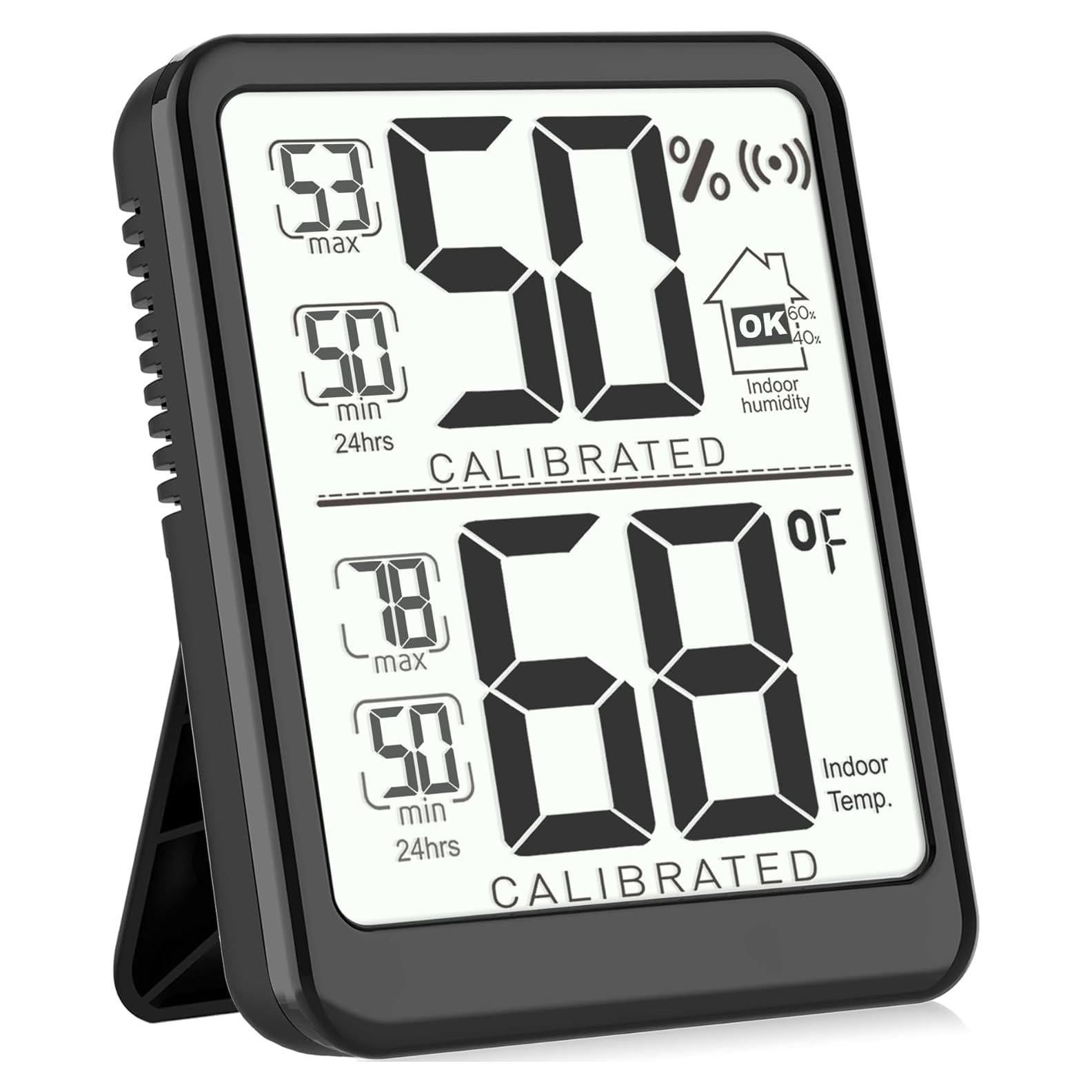 Termómetro Digital Antonki para Interior y Higrómetro - 6.6x5 cm