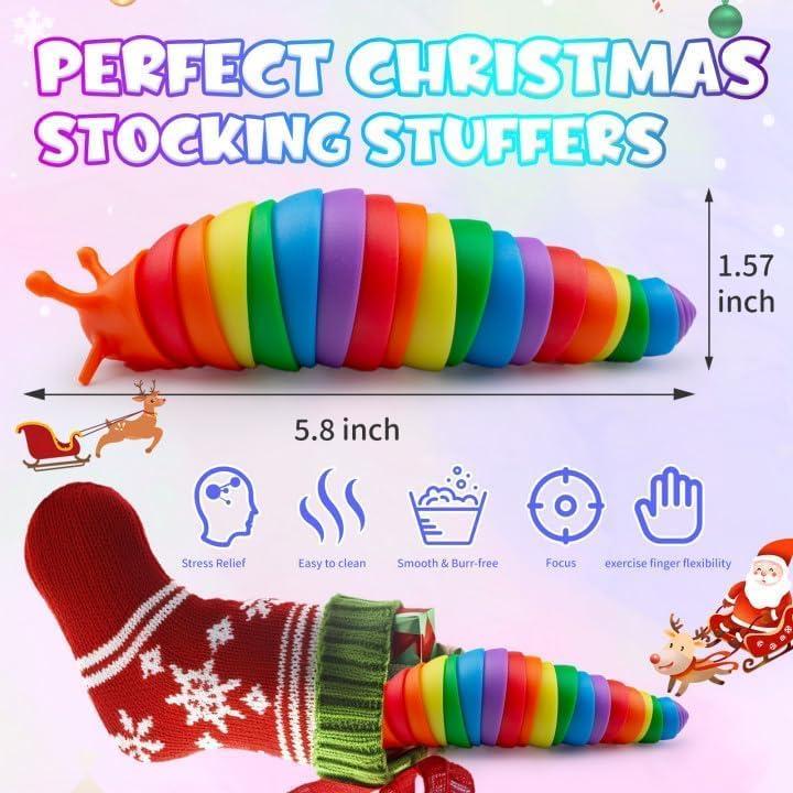 Juguetes Antiestrés de Babosas Cevioce 12 Piezas 1.1 kg