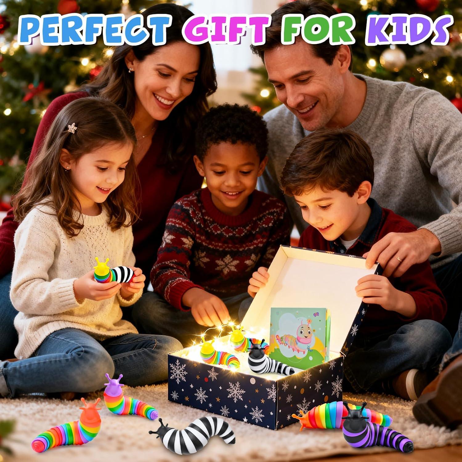 Juguetes Antiestrés de Babosas Cevioce 12 Piezas 1.1 kg