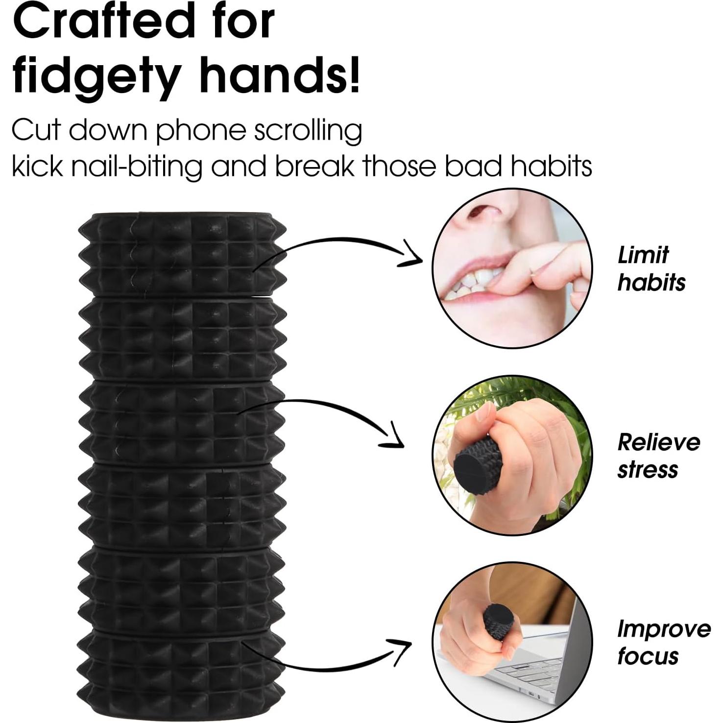 Pelotas de Estrés Magnéticas de Silicona - 6 Piezas - Alivio para Adultos y Niños