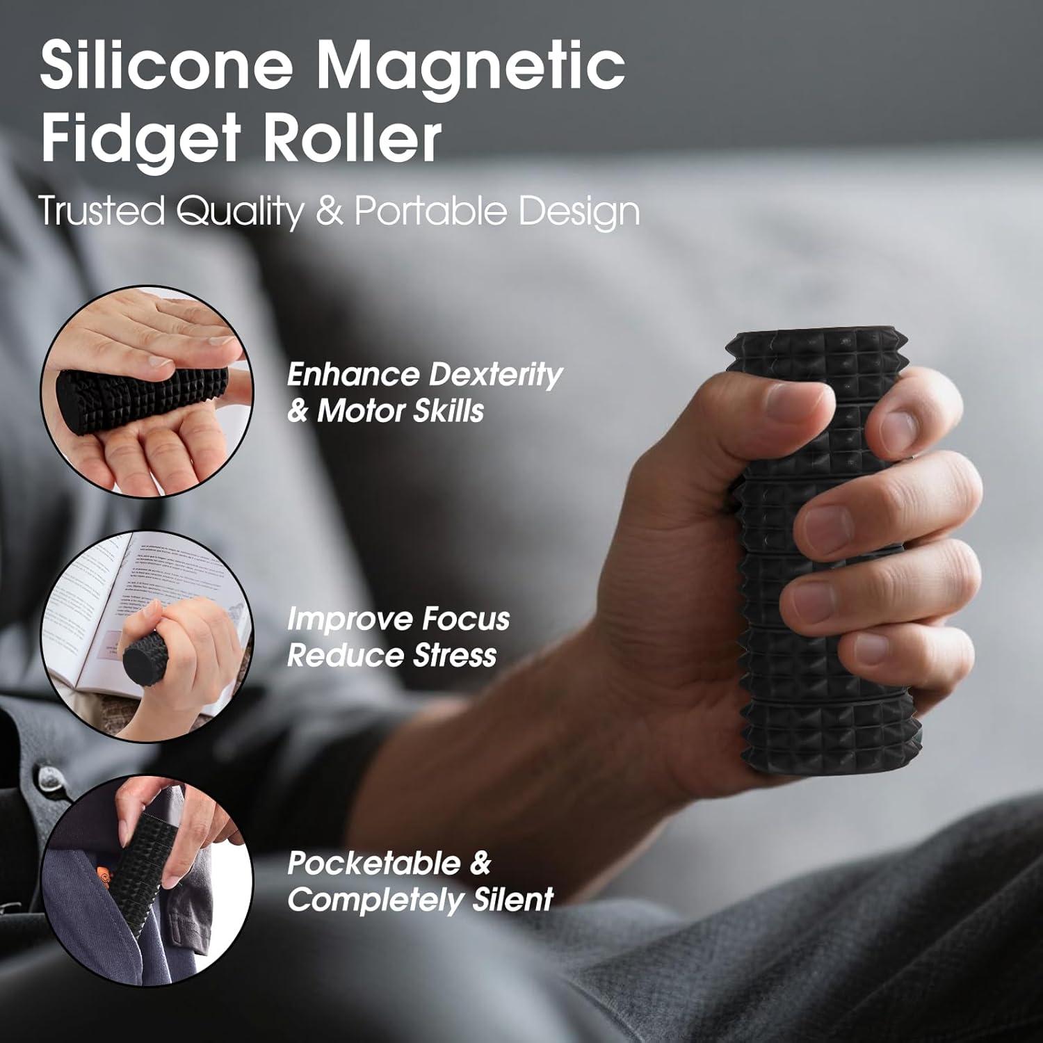 Pelotas de Estrés Magnéticas de Silicona - 6 Piezas - Alivio para Adultos y Niños