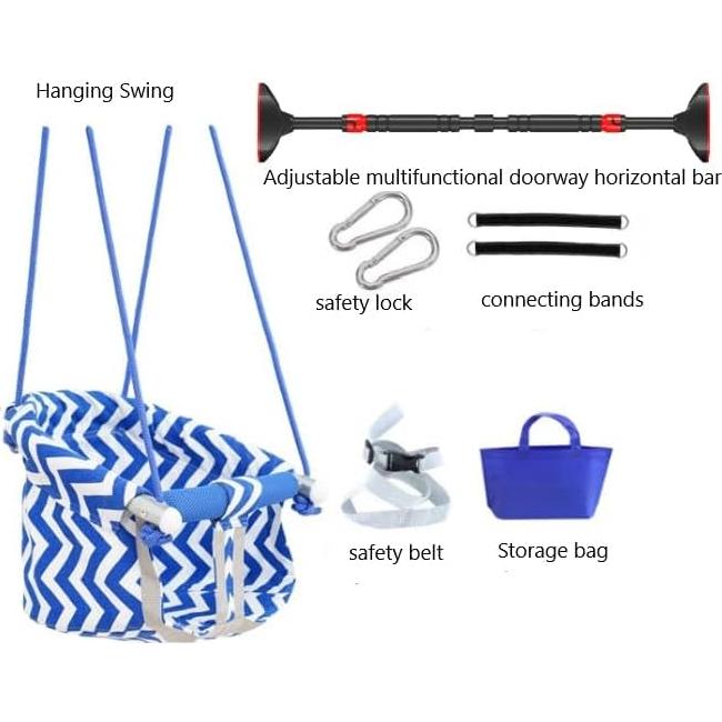 Asiento Colgante Ajustable Blanco Genérico para Puerta 61-91 cm