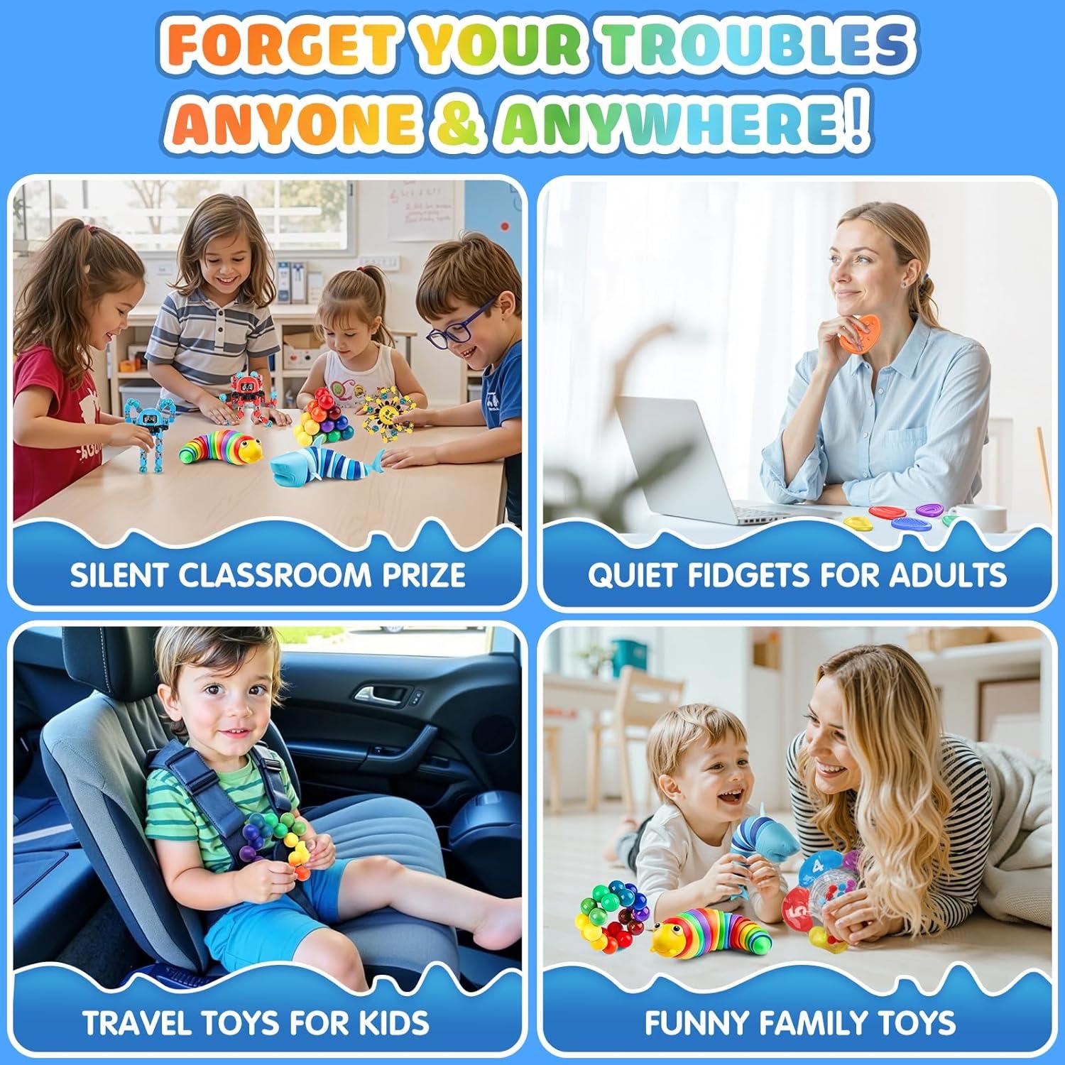 Kit de Juguetes Sensoriales Antiestrés Hepoasky - 13 Piezas